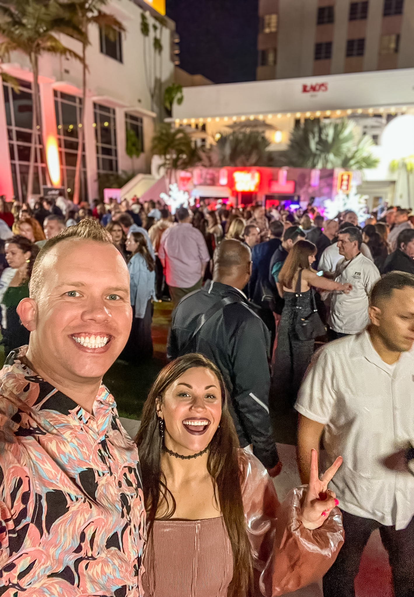 South Beach Wine & Food Festival crowd walking through tasting tents