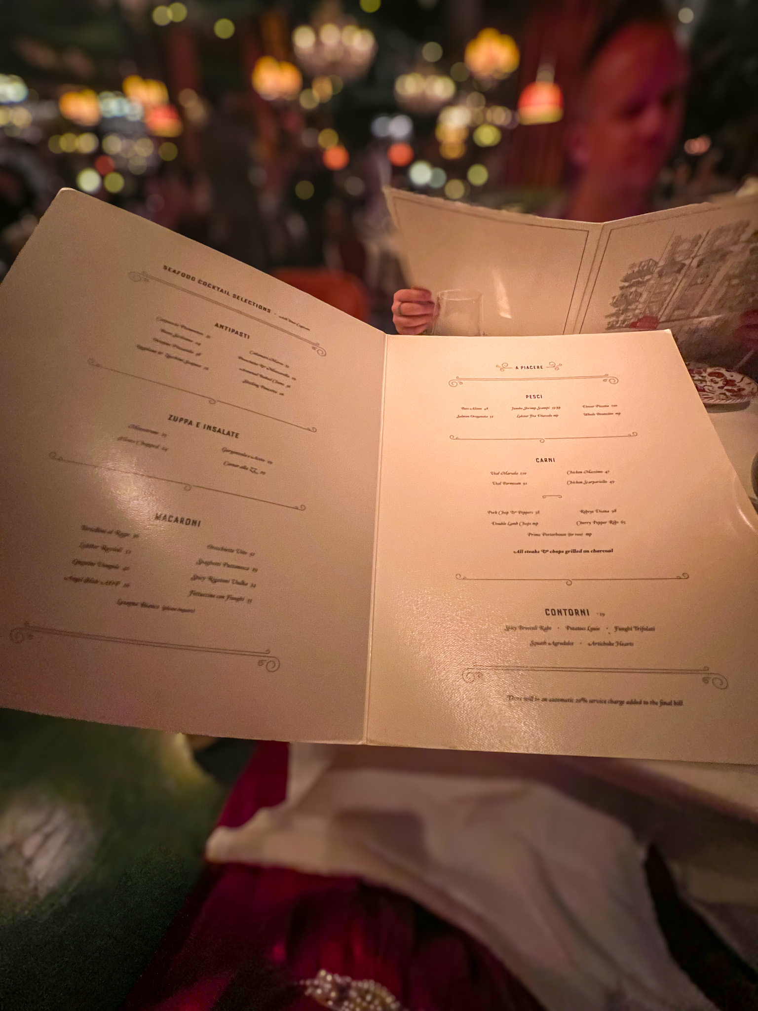 Carbone Miami Beach review pasta dishes table spread