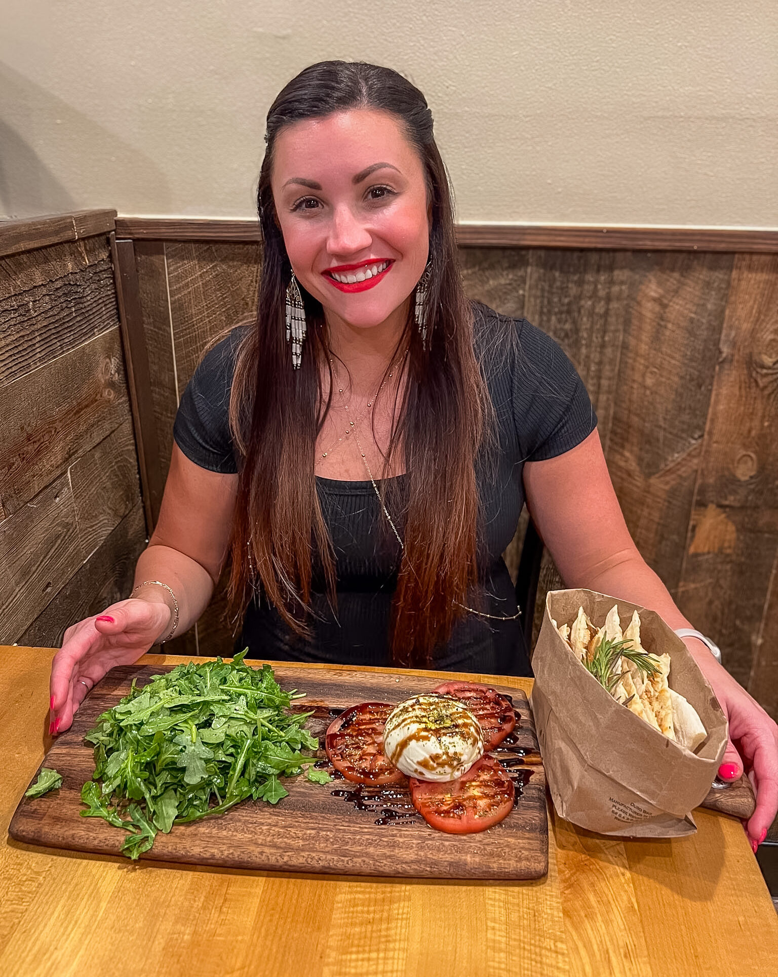 Mister 01 South Beach review burrata appetizer with balsamic