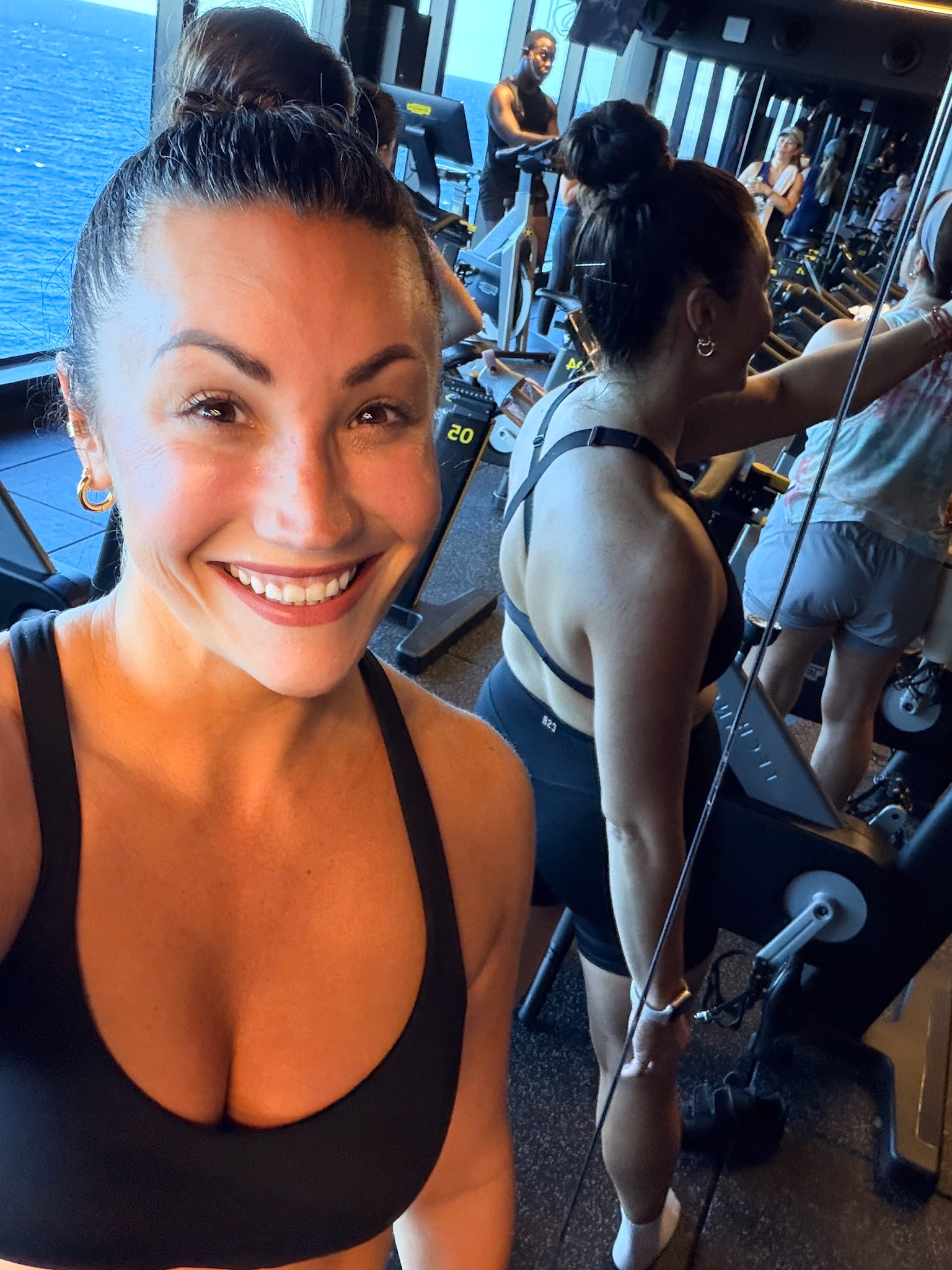 what to wear on a Virgin Voyages cruise day outfit workout