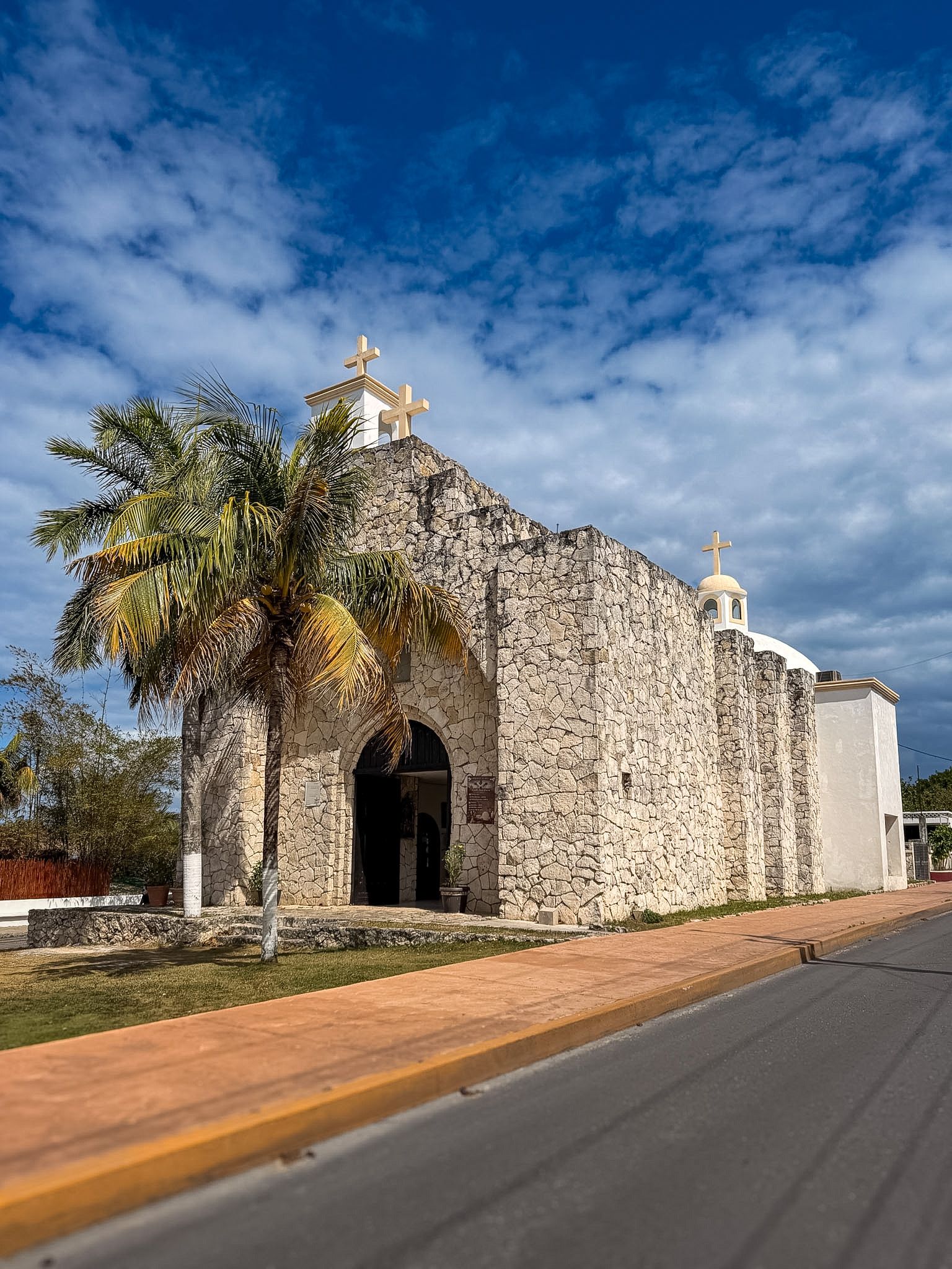 things to do near the Cozumel cruise port Santa Cruz Church Cozumel