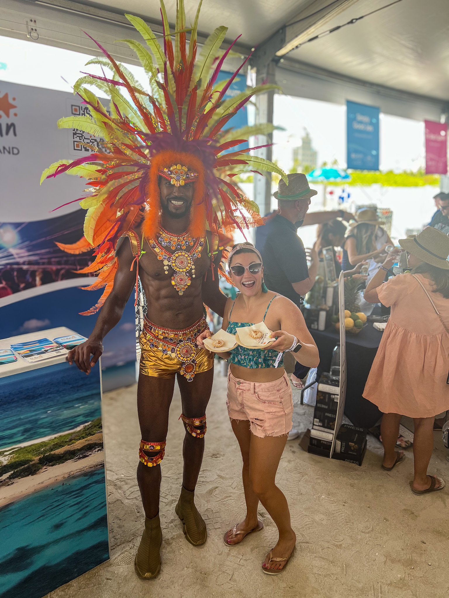 South Beach Wine & Food Festival Grand Tasting Village tents on Miami Beach