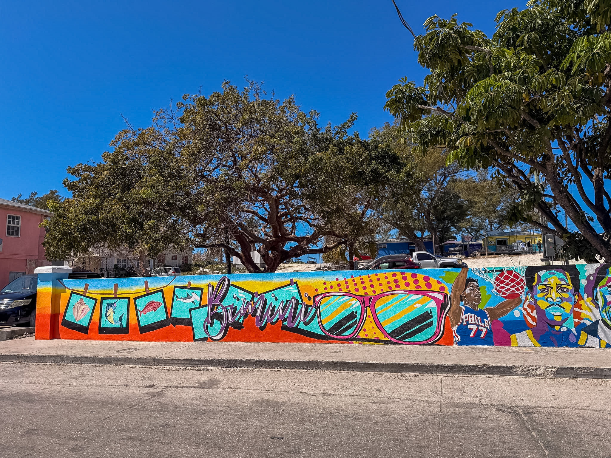 one day in Bimini Queen’s Highway beach stop view