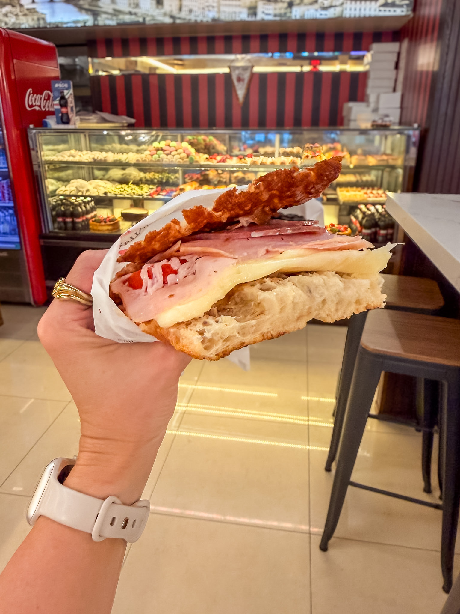 One day in Fort Lauderdale Italian sandwich from Pan’E Dolci bakery