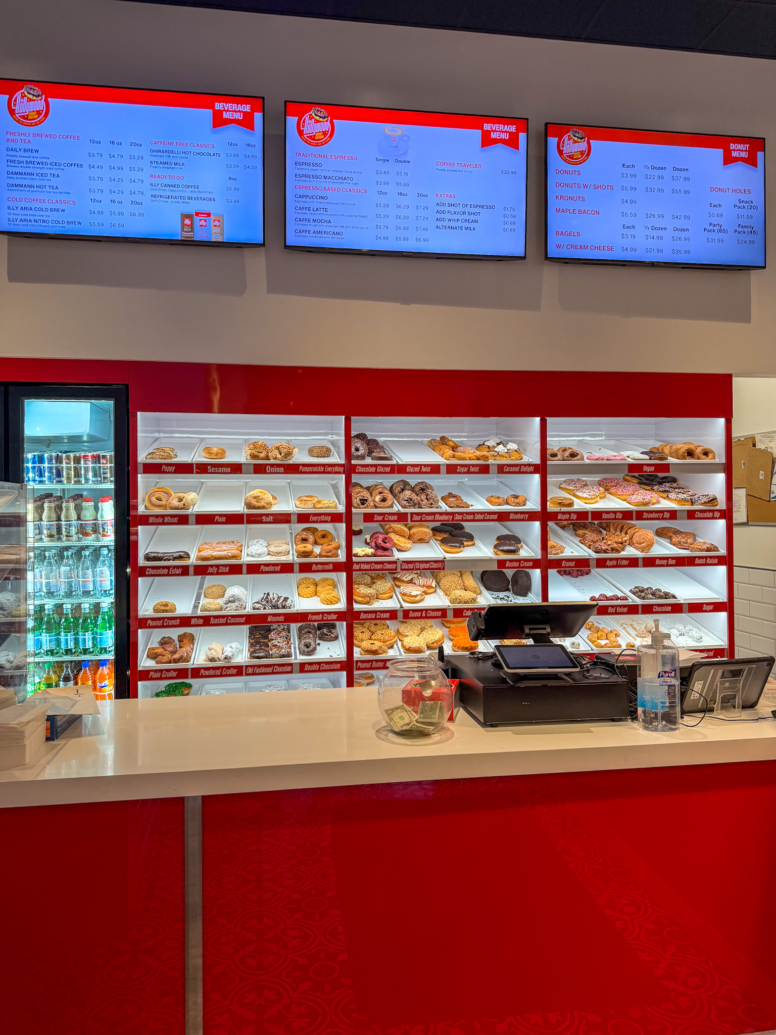 Hollywood Donut dessert stop on Las Olas Boulevard Fort Lauderdale