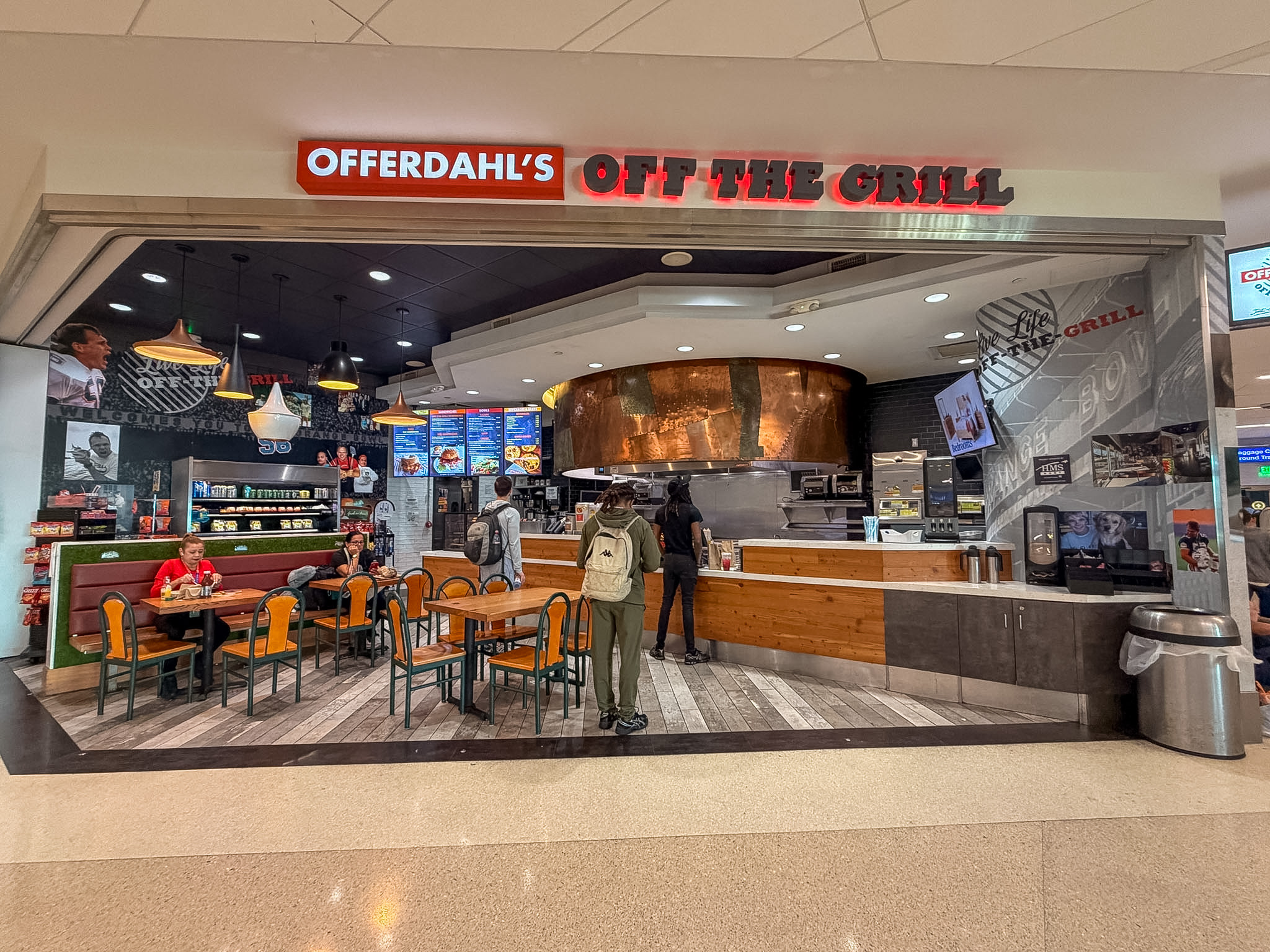 Fort Lauderdale Airport guide food options inside terminal