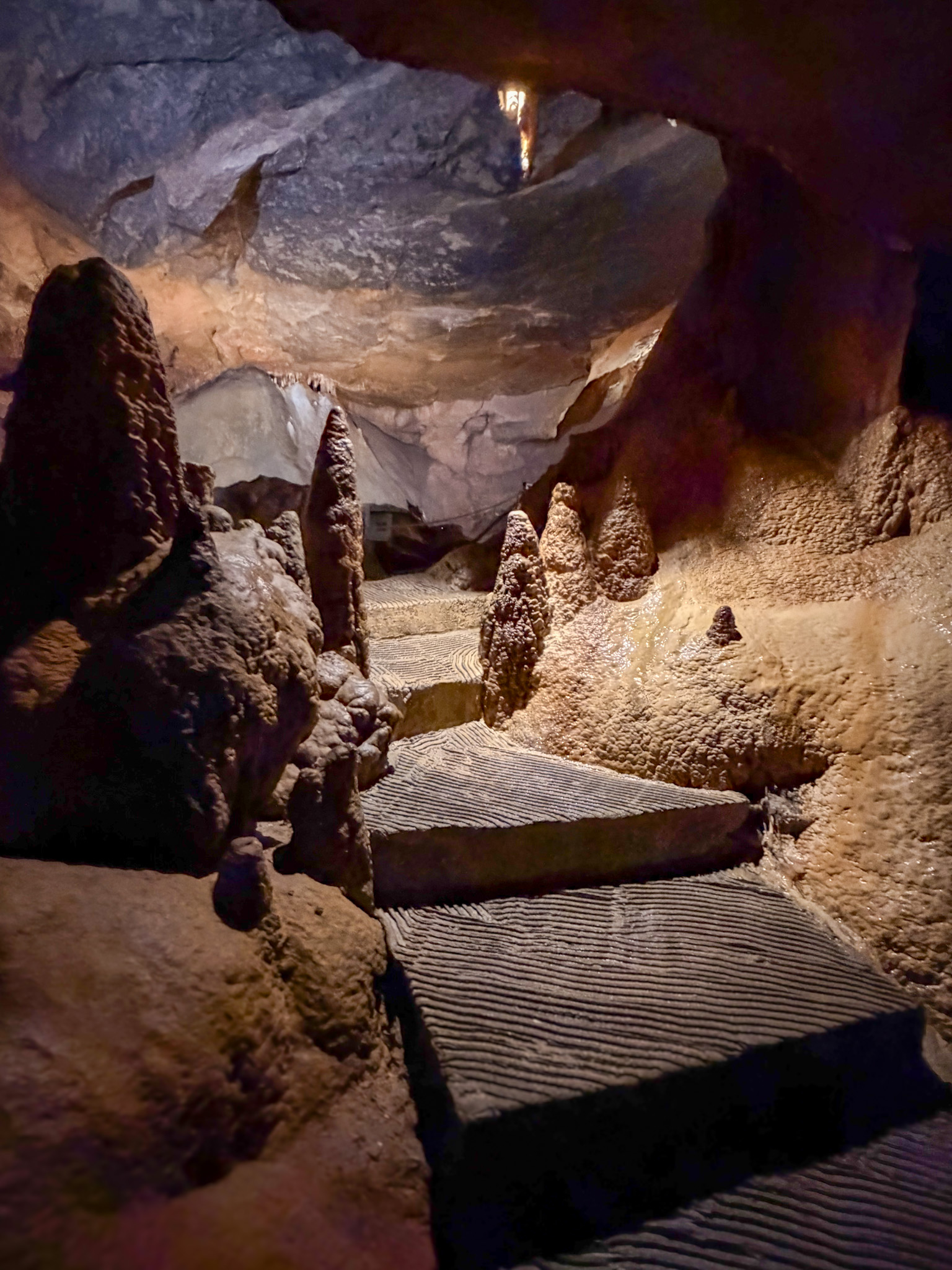 Tuckaleechee Caverns Townsend TN stalactites and stalagmites