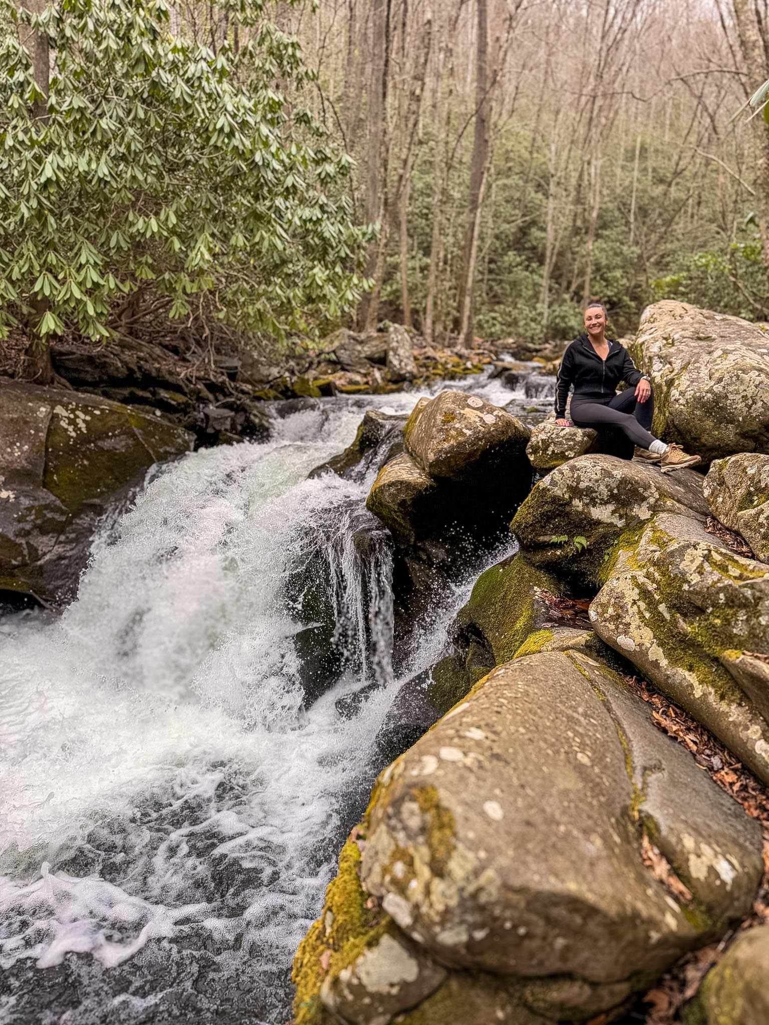 Middle Prong Trail Townsend TN guide river and rocks photo spot