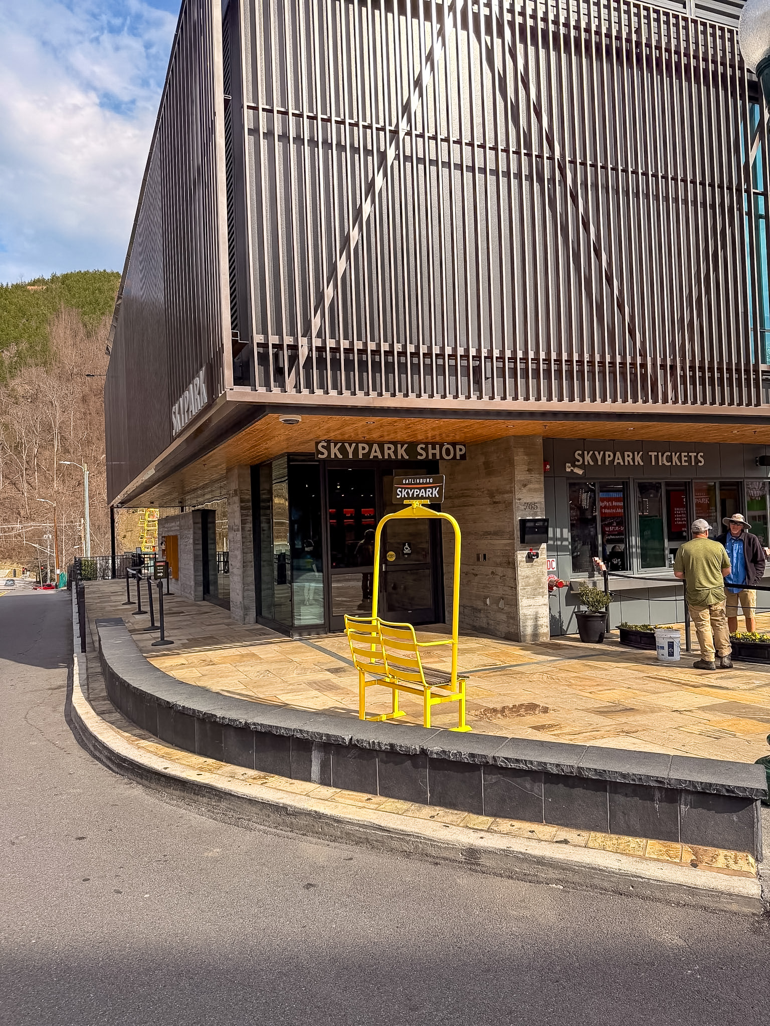 Gatlinburg SkyPark SkyBridge view Smoky Mountains