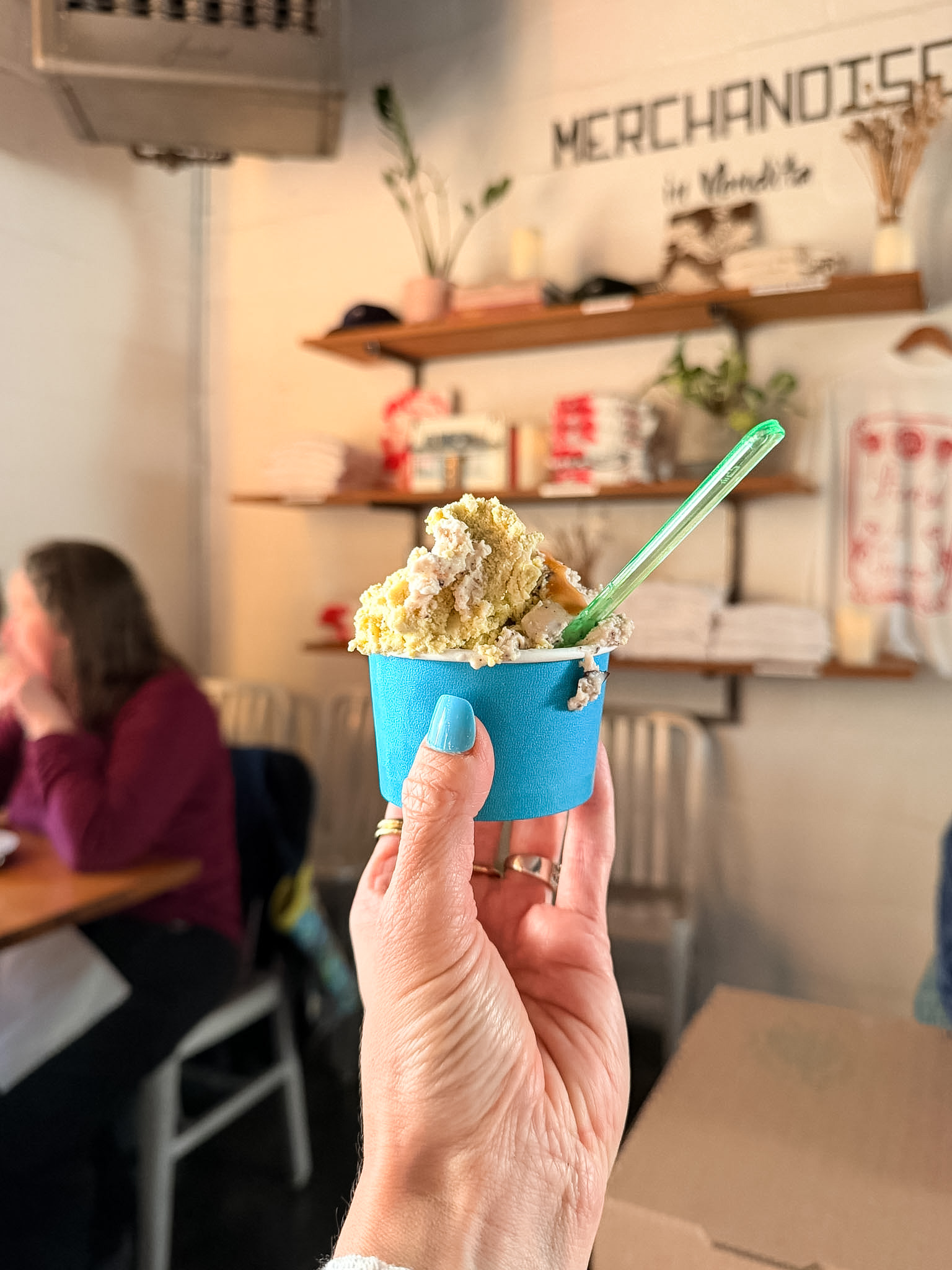 A Dopo Knoxville pistachio gelato dessert