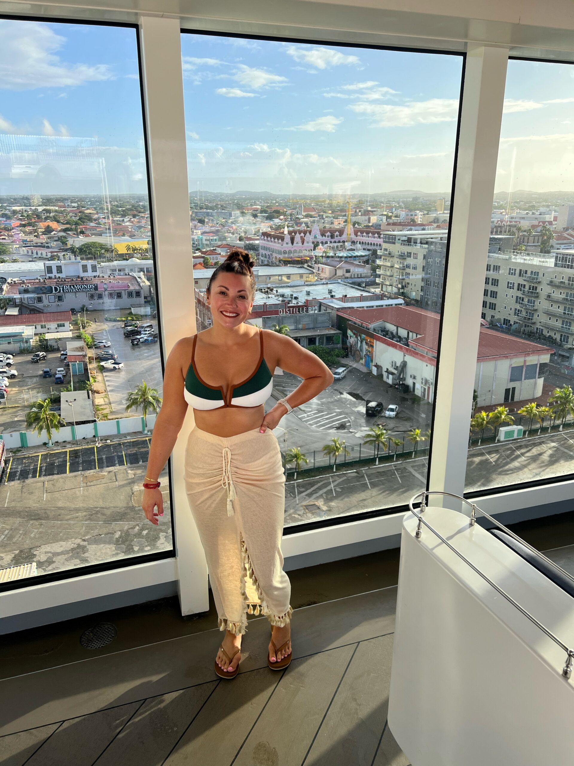 Best Photo Spots on Virgin Voyages pool deck window