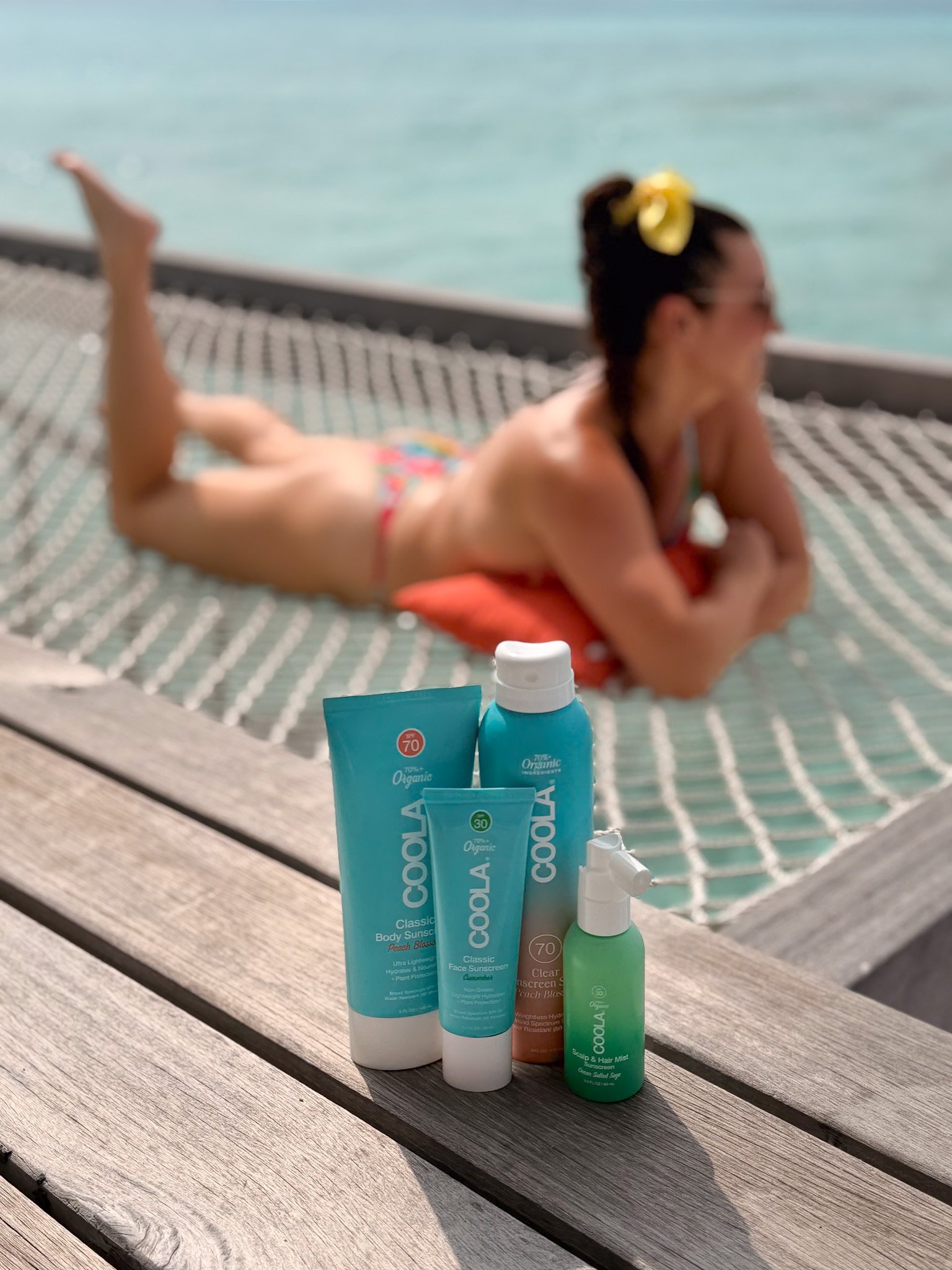 beach day gear from a cruise packing list