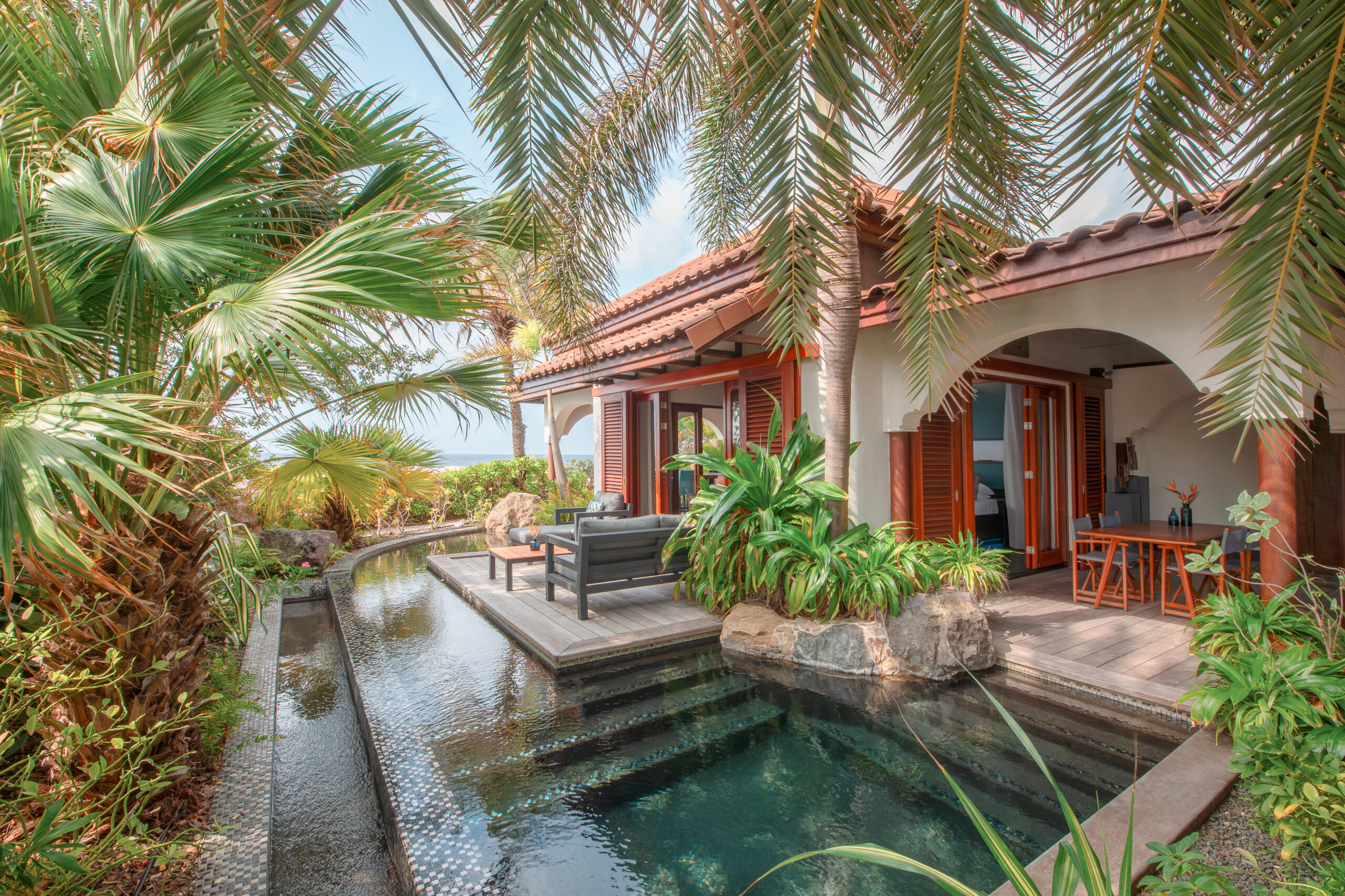 Baoase Luxury Resort Curaçao private plunge pool