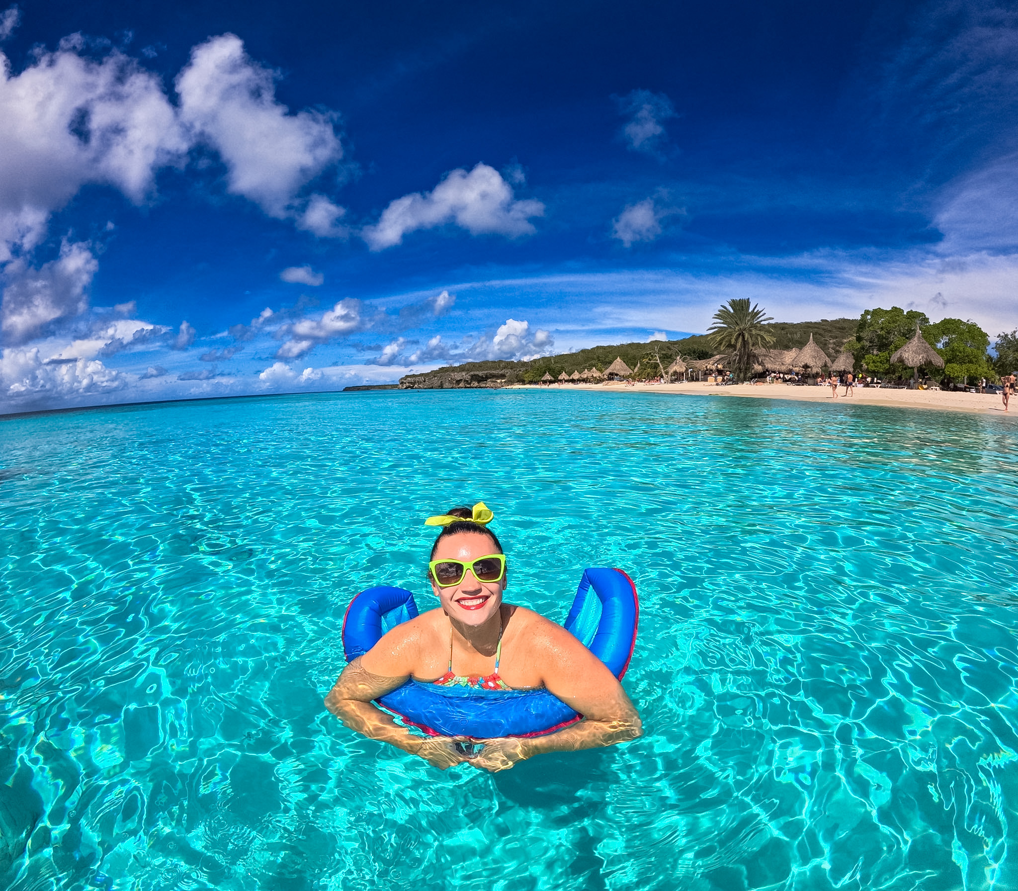 Curaçao beaches with the clearest water at Cas Abao shoreline