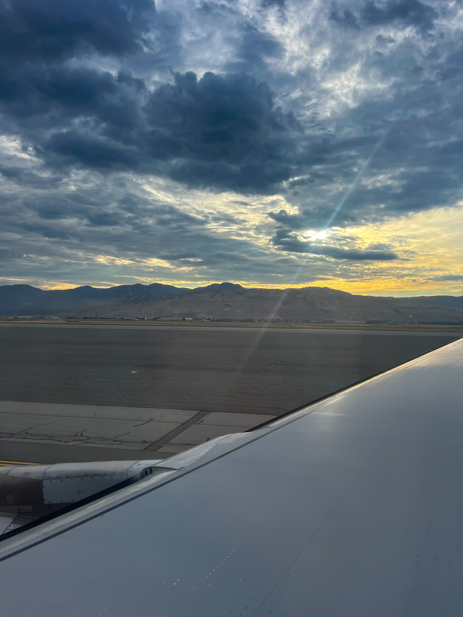 airport hallway long walk during layover time