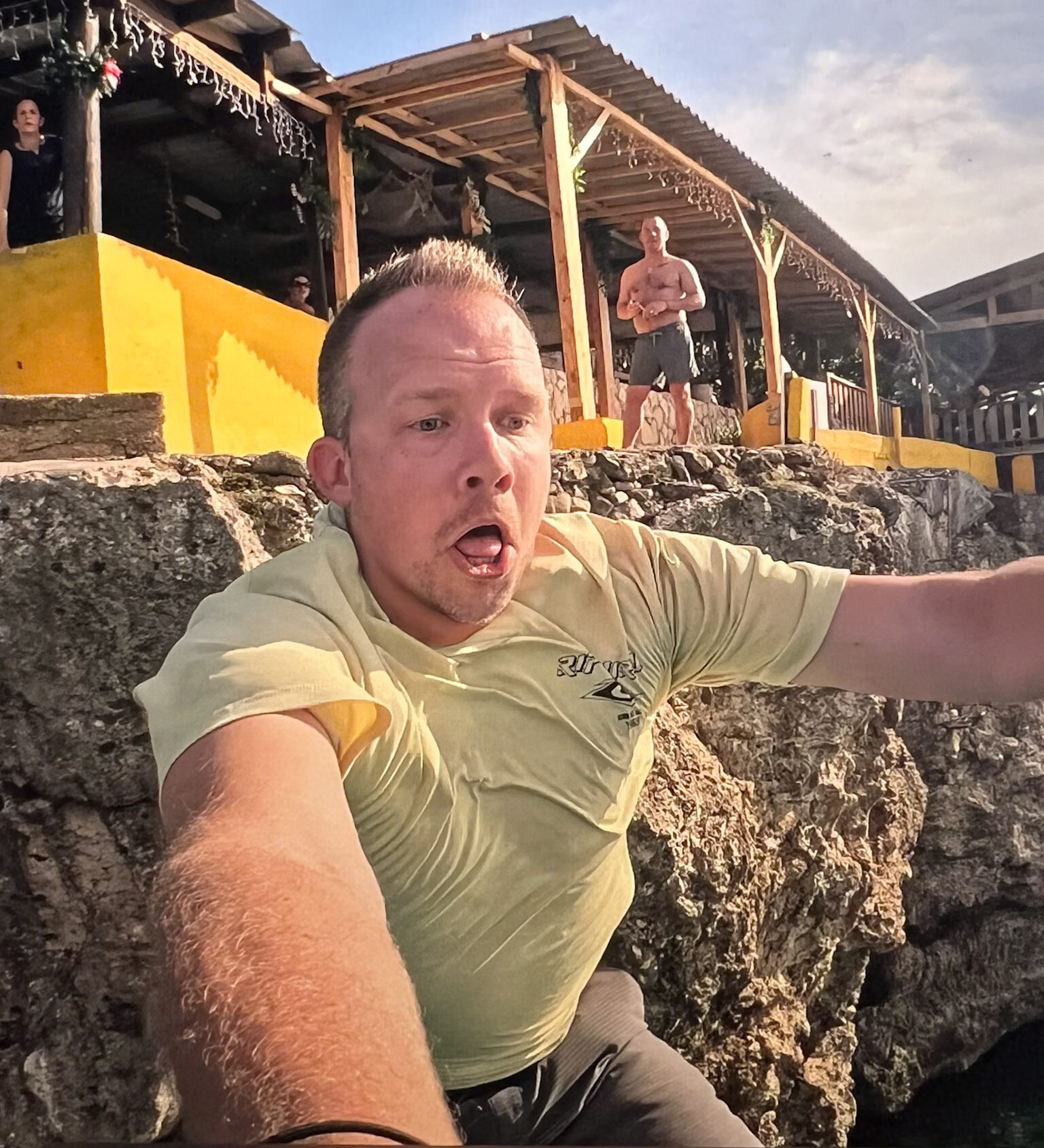 best Instagram spots in Curaçao Playa Forti cliff jumping viewpoint