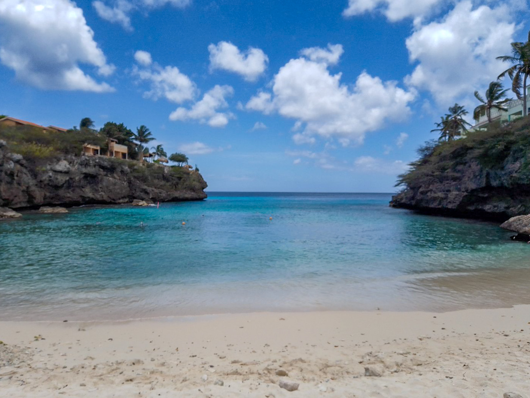 Curaçao beaches with the clearest water at Playa Lagun cove