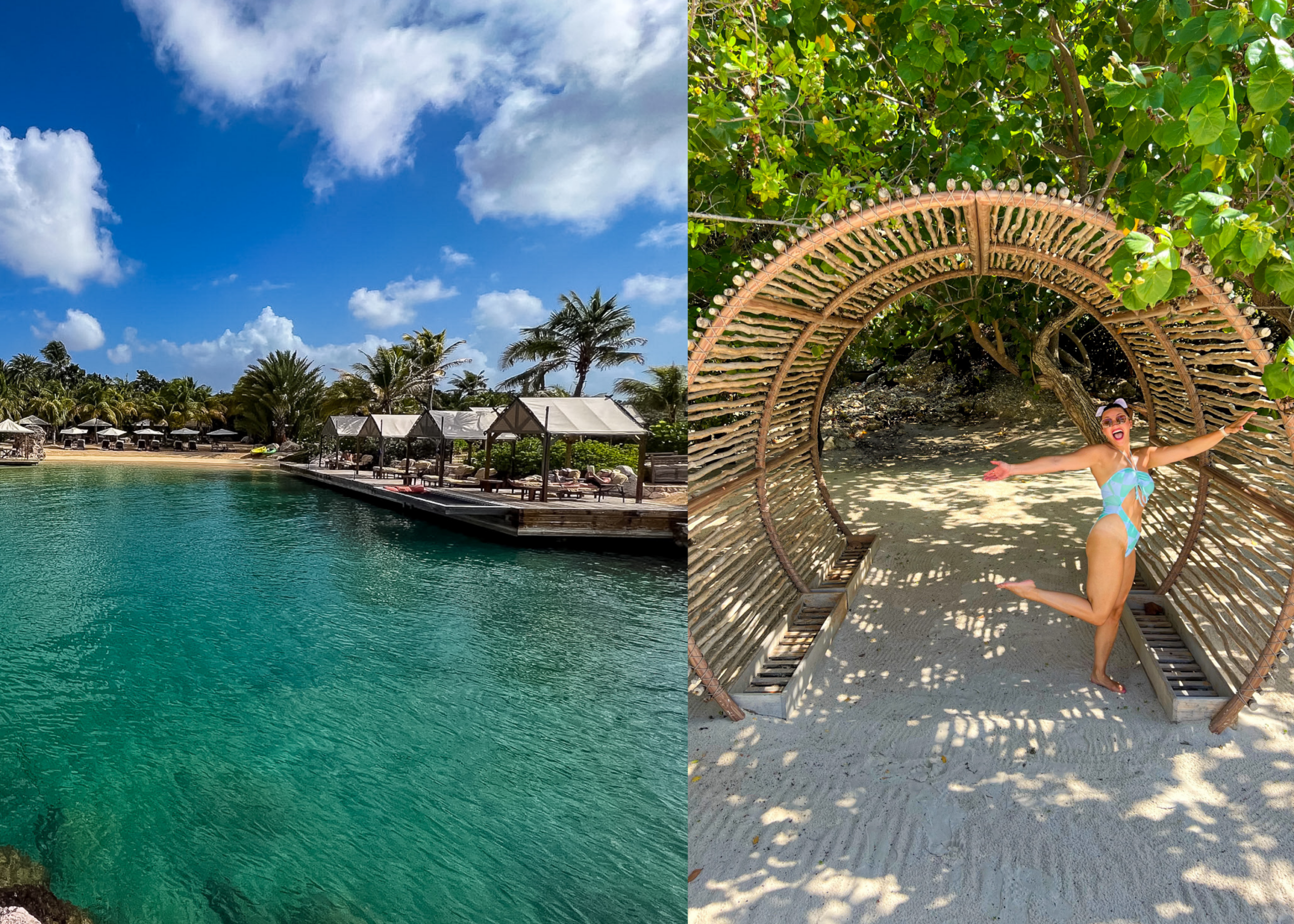 Sandals Curaçao vs Baoase tropical garden pathway at Baoase Resort
