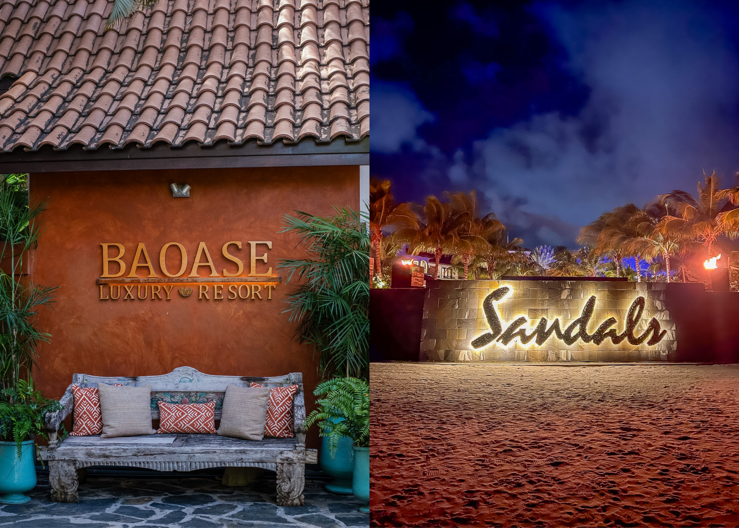 Sandals Curaçao vs Baoase overall vibe