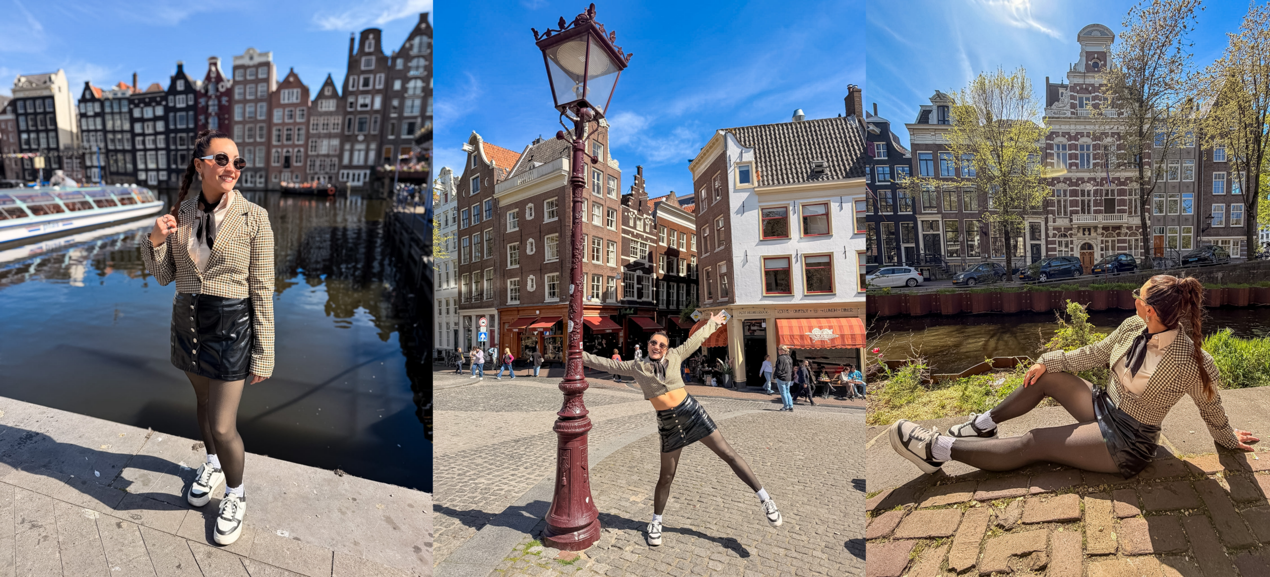Amsterdam spring outfit inspiration connected to what to wear in the tulip fields Netherlands