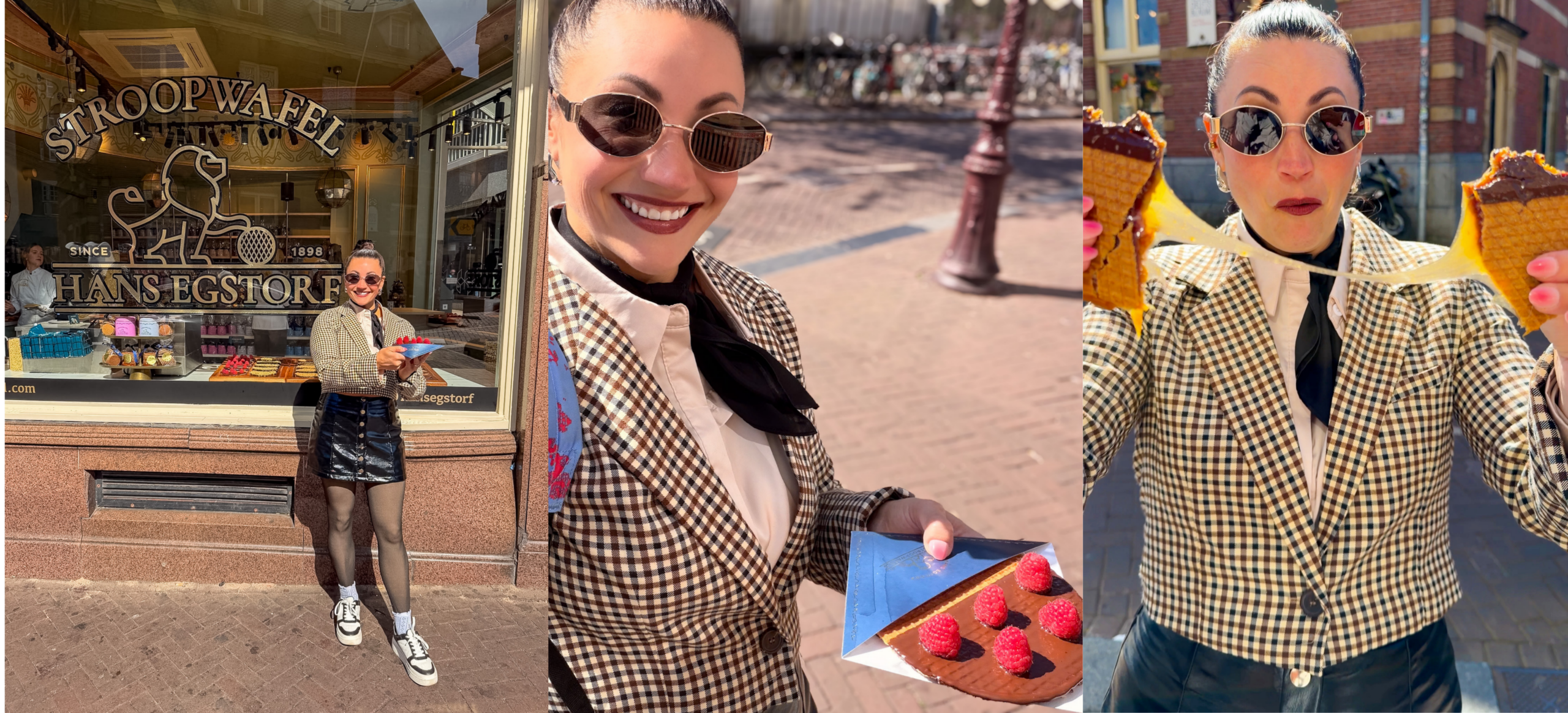 Amsterdam food tour self guided stroopwafel stop at Hans Egstorf