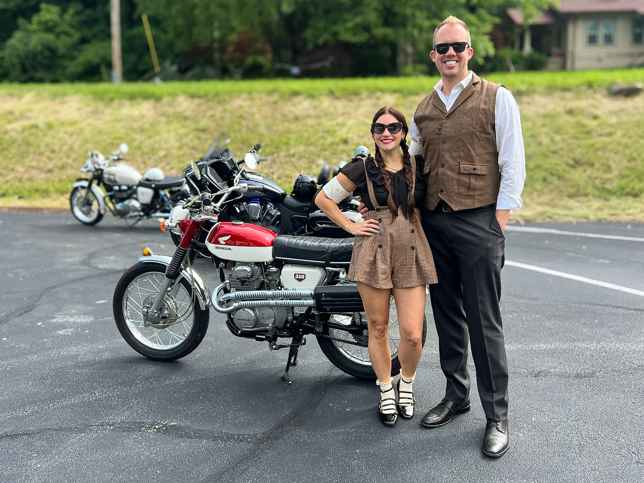 Distinguished Gentleman’s Ride Tennessee riders dressed in dapper outfits
