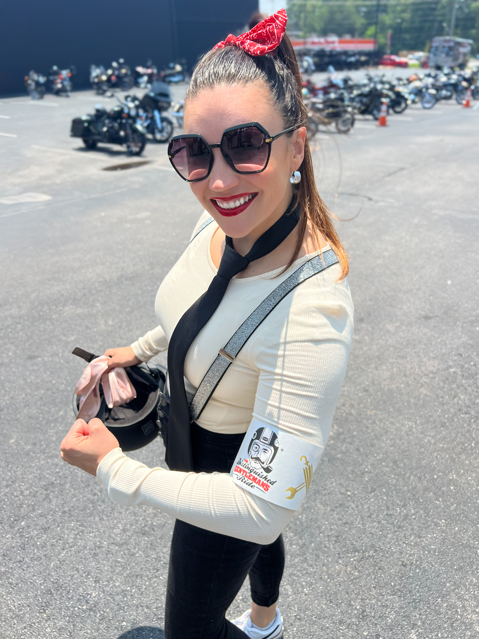 Distinguished Gentleman’s Ride Tennessee vintage motorcycle group in Knoxville