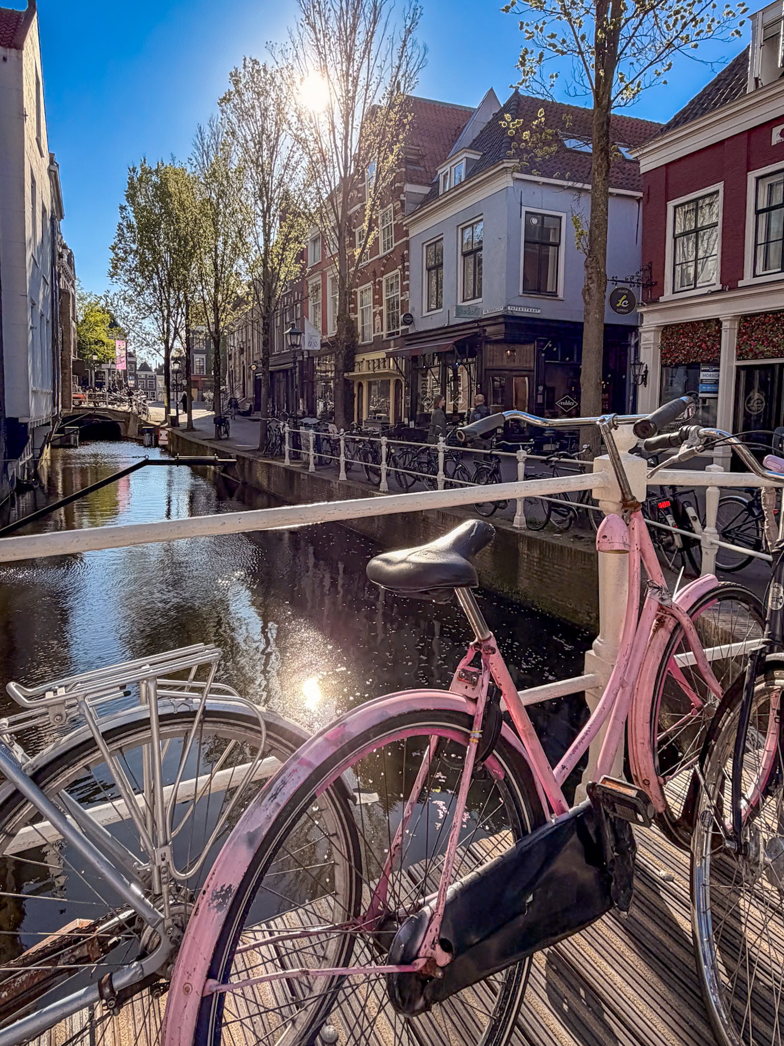 Haarlem canals and restaurants during a 5 Days Netherlands Tulip Itinerary