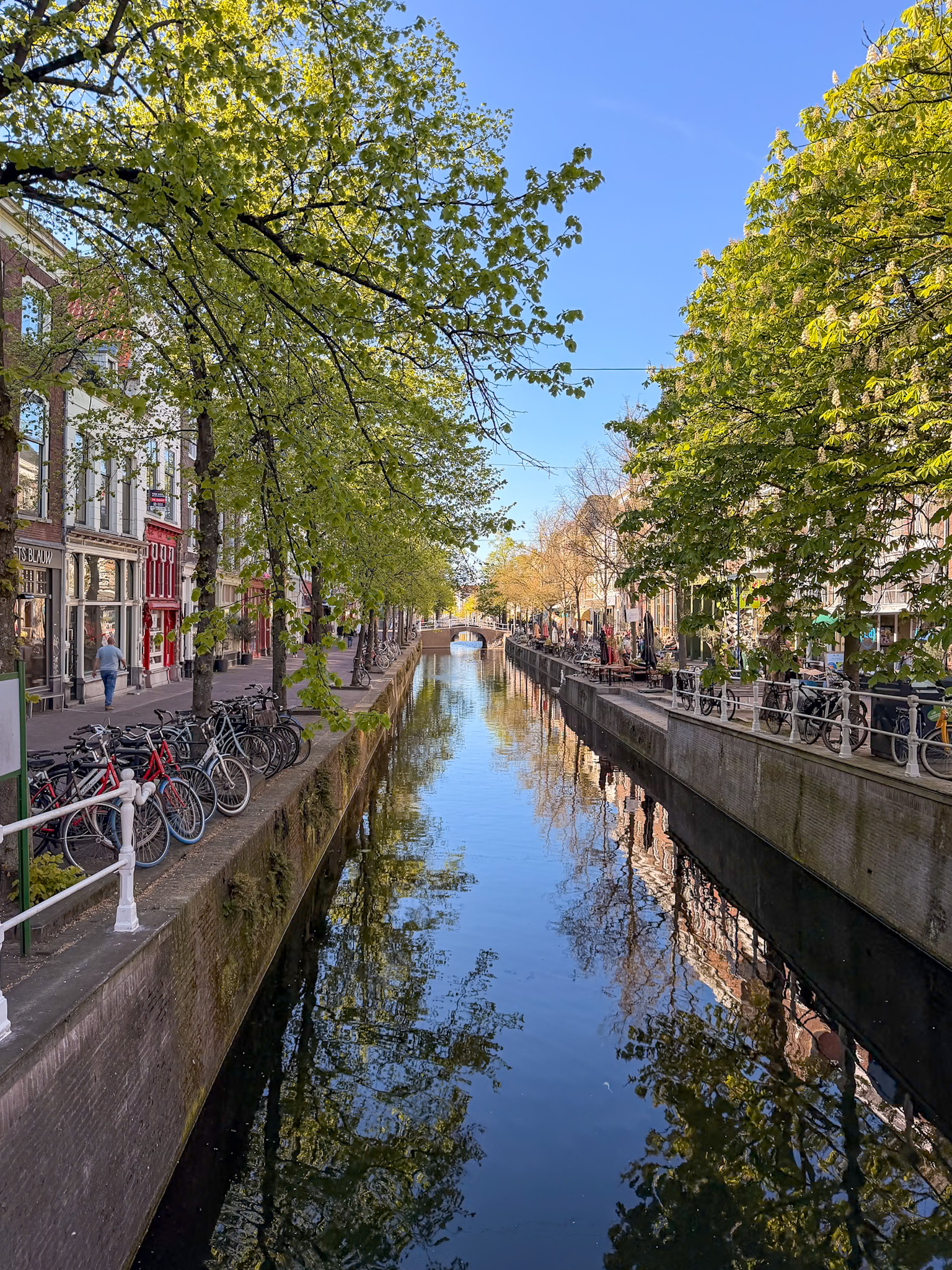 Delft canals and historic streets for where to stay in the Netherlands
