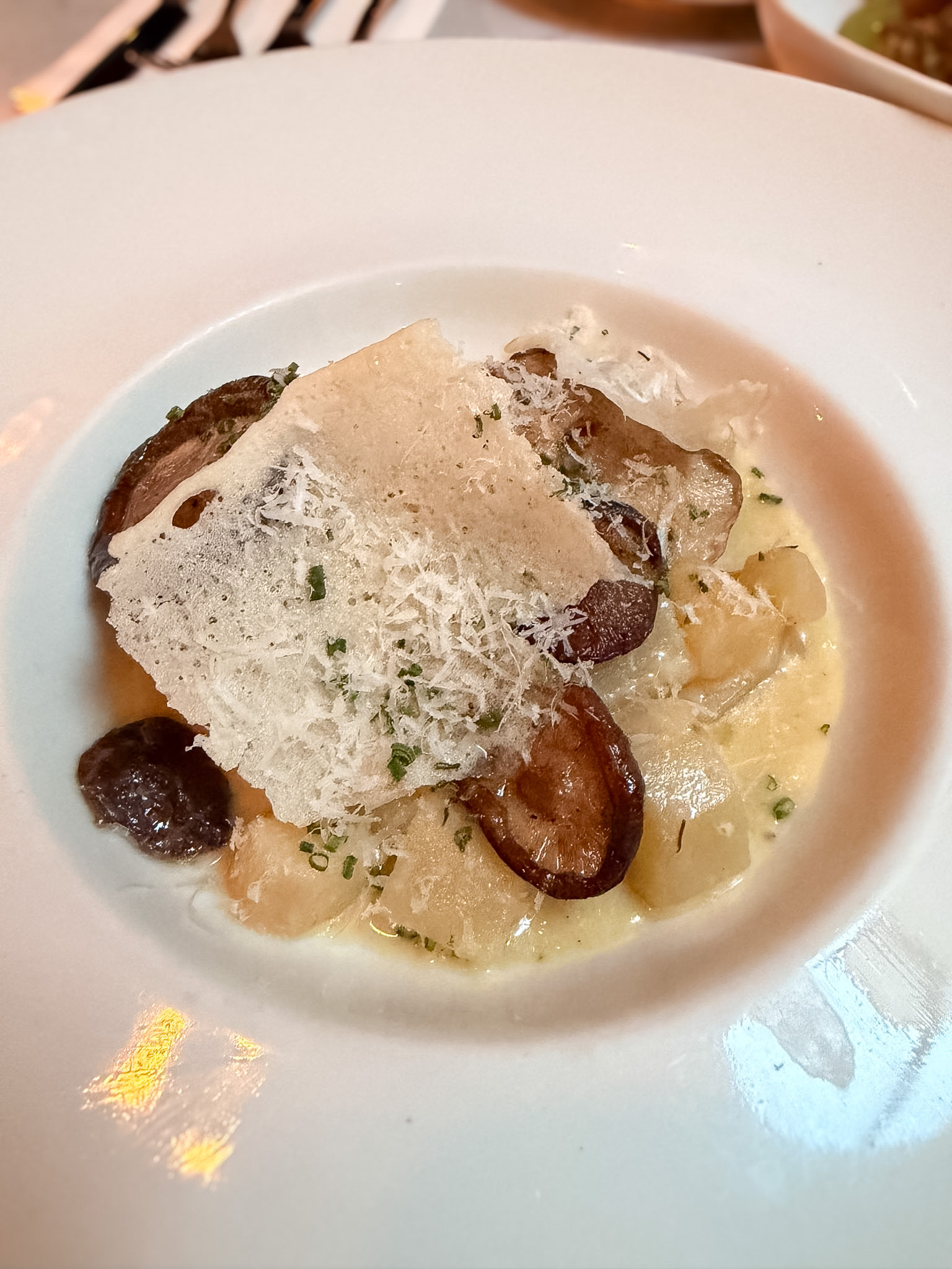 Seasonal dinner menu at De Basiliek The Hague in the Netherlands