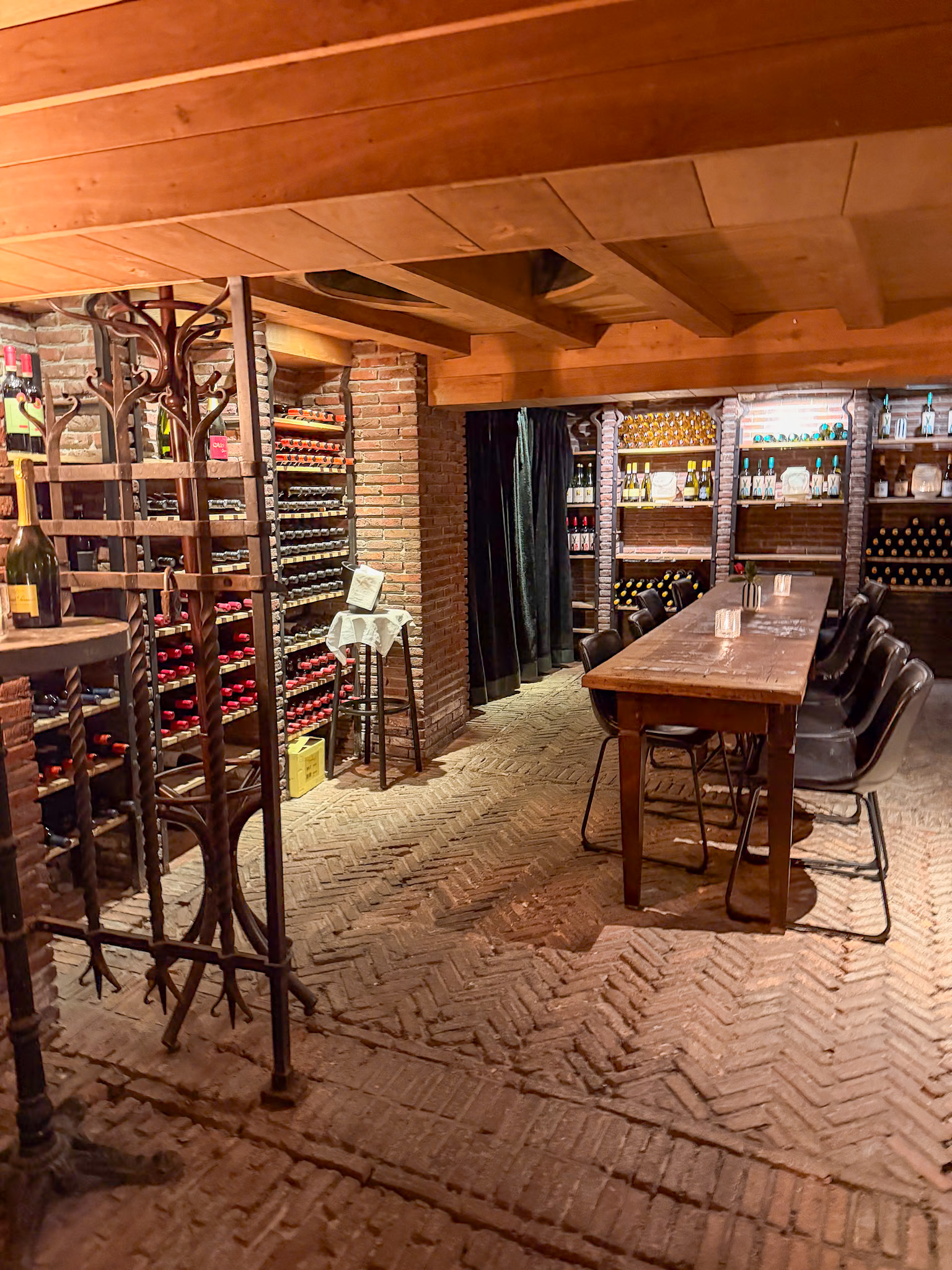 Historic dining room inside Café Samabe Haarlem restaurant