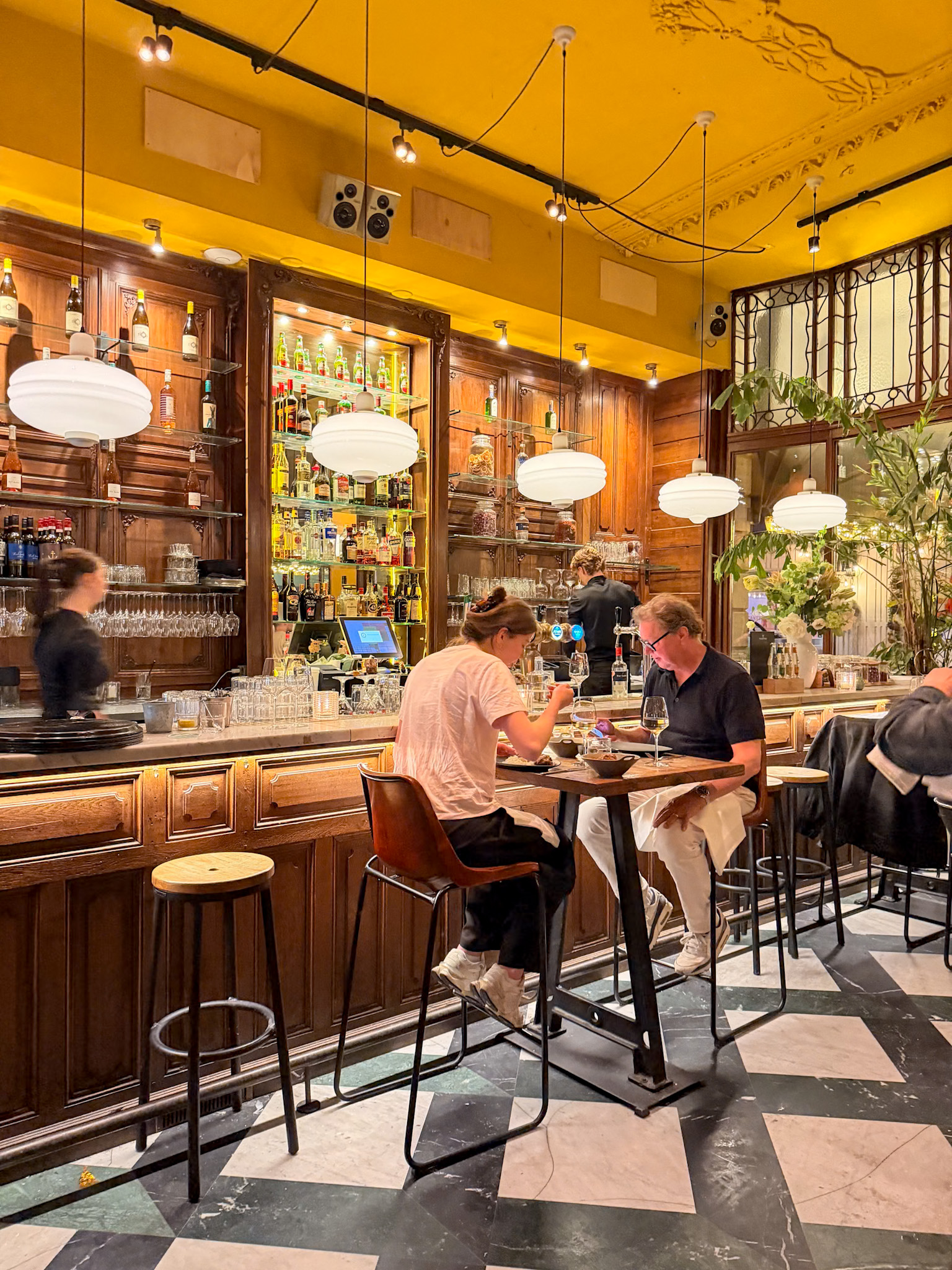 Historic dining room inside Café Samabe Haarlem restaurant