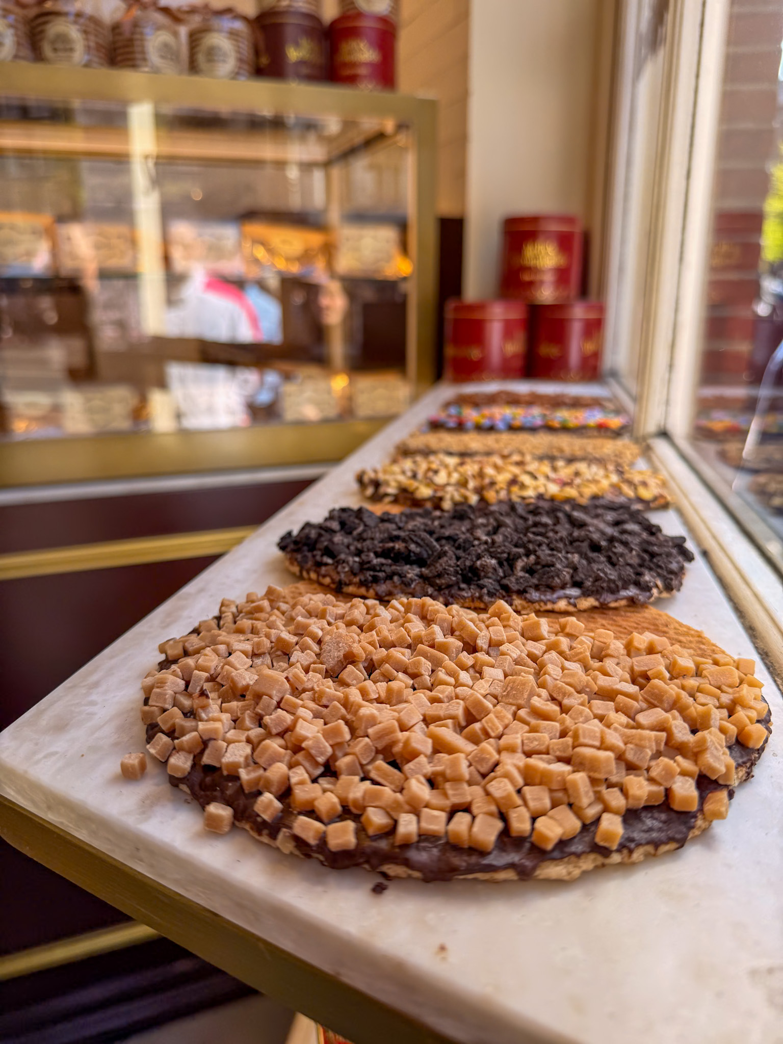 Amsterdam food tour self guided stroopwafel stop at Mellys Stroopwafels