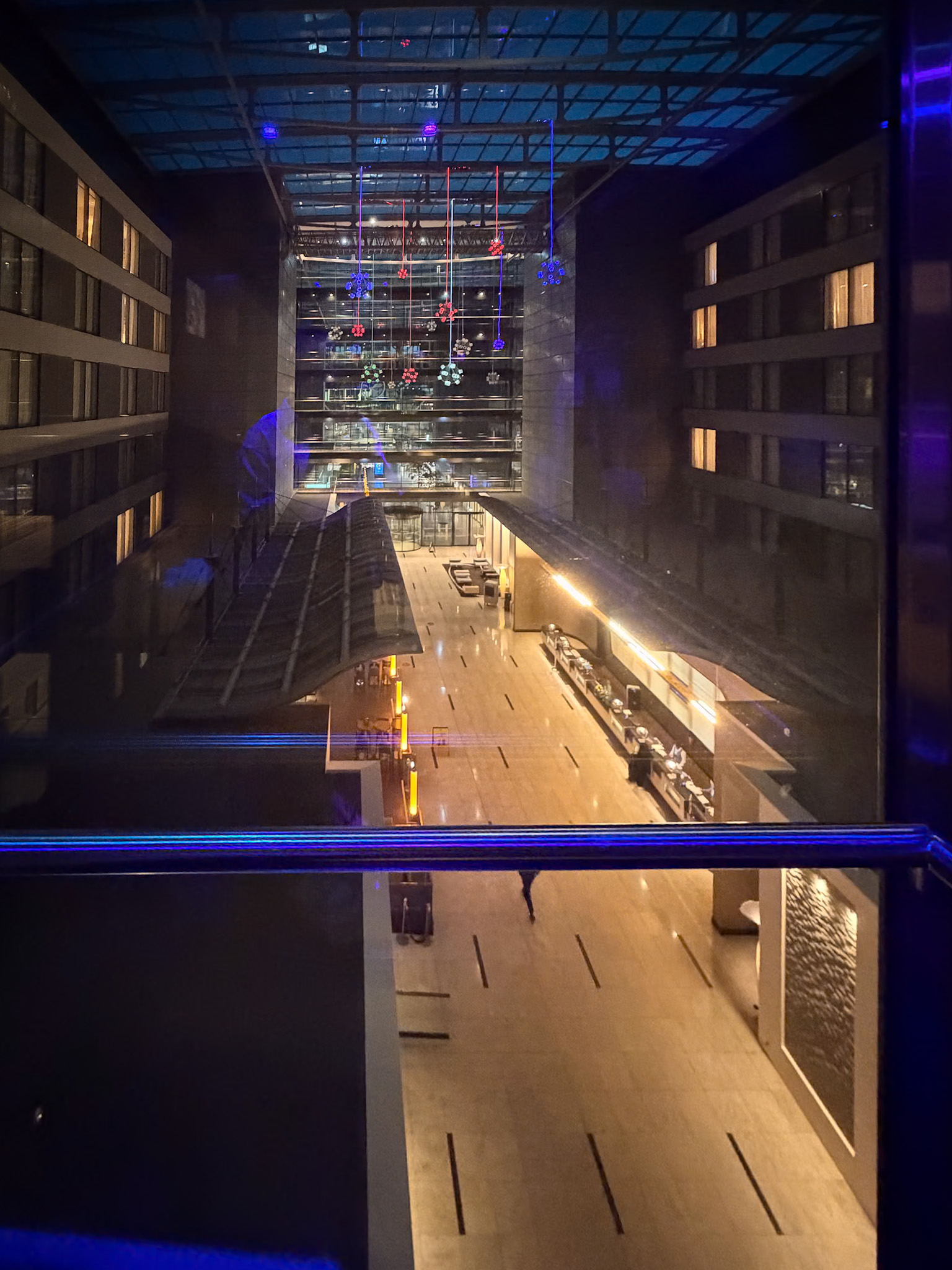 Runway view from Hilton Frankfurt Airport Hotel room