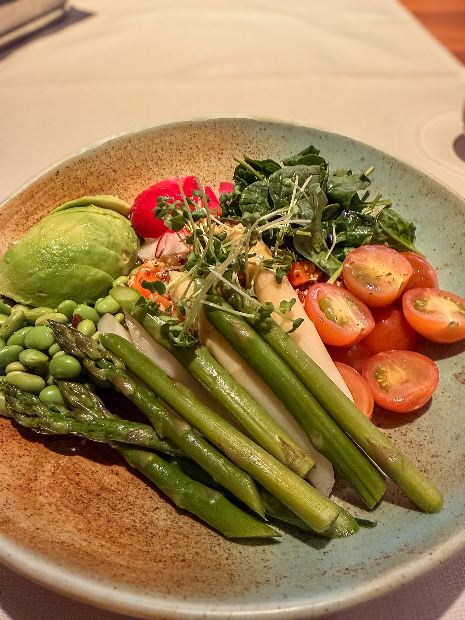 Spring Bowl at Hilton Frankfurt Airport Hotel restaurant