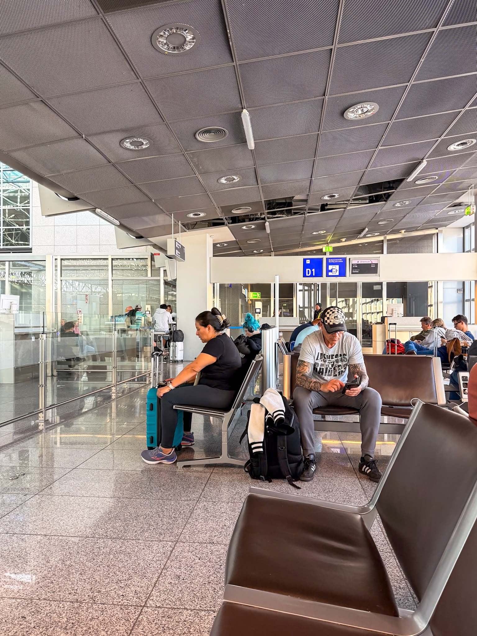 Frankfurt Airport guide showing Terminal 2 departure area