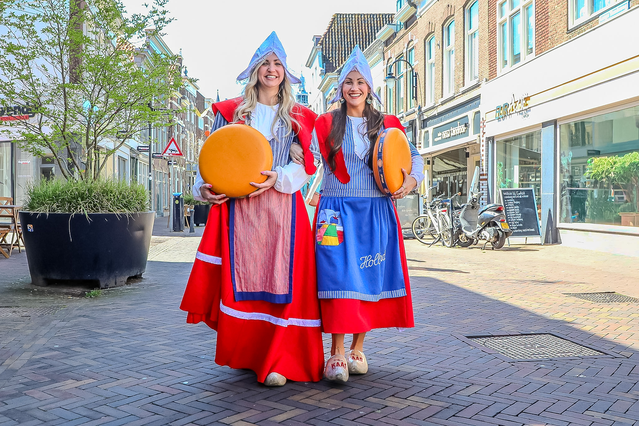 Gouda cheese market during one of the best day trips from Amsterdam