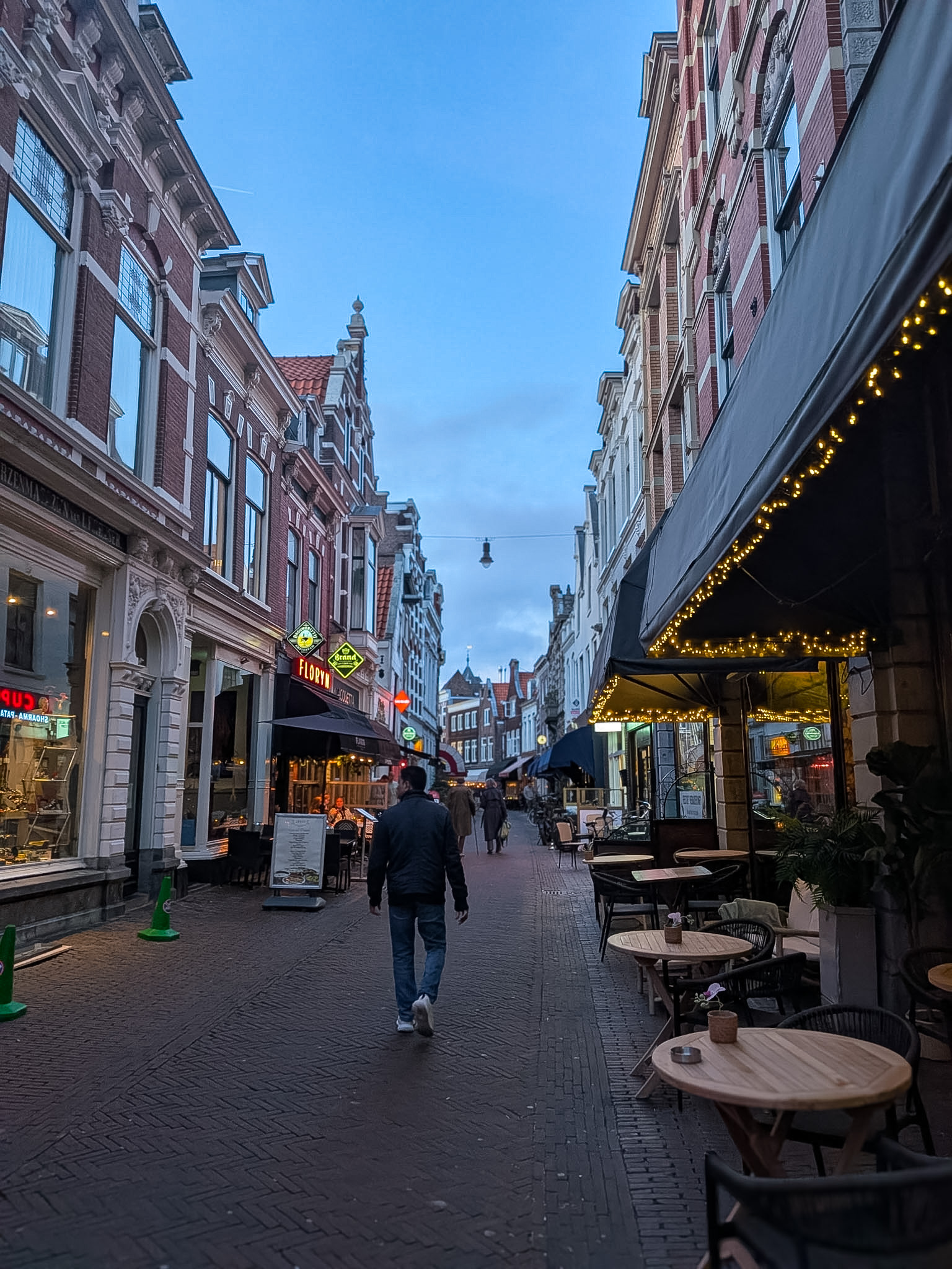 Historic downtown streets featured in this things to do in Haarlem Netherlands guide