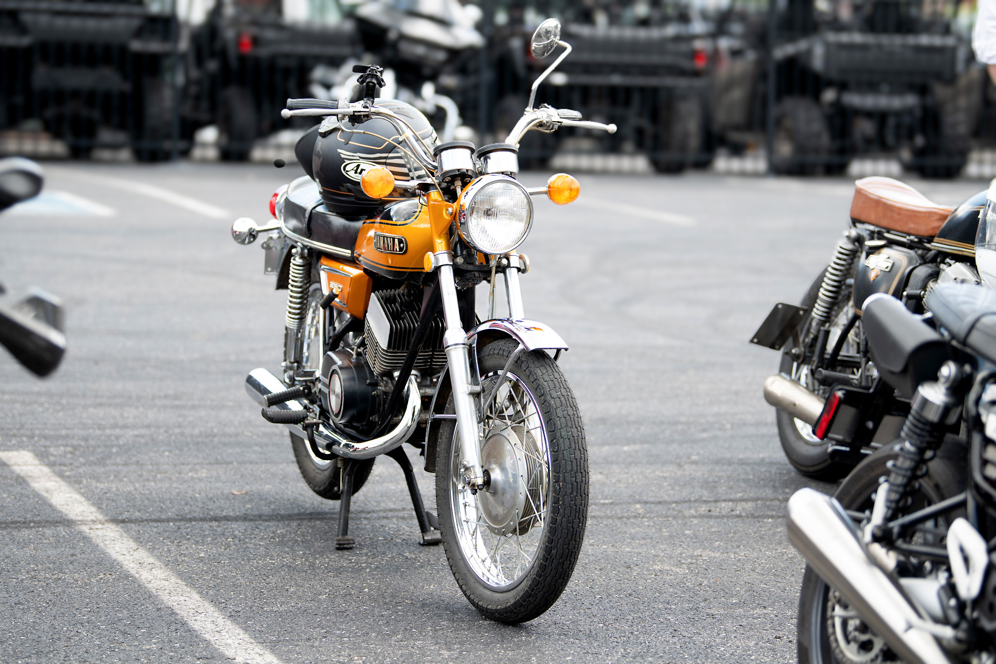 Distinguished Gentleman’s Ride Tennessee classic motorcycles in the Smoky Mountains