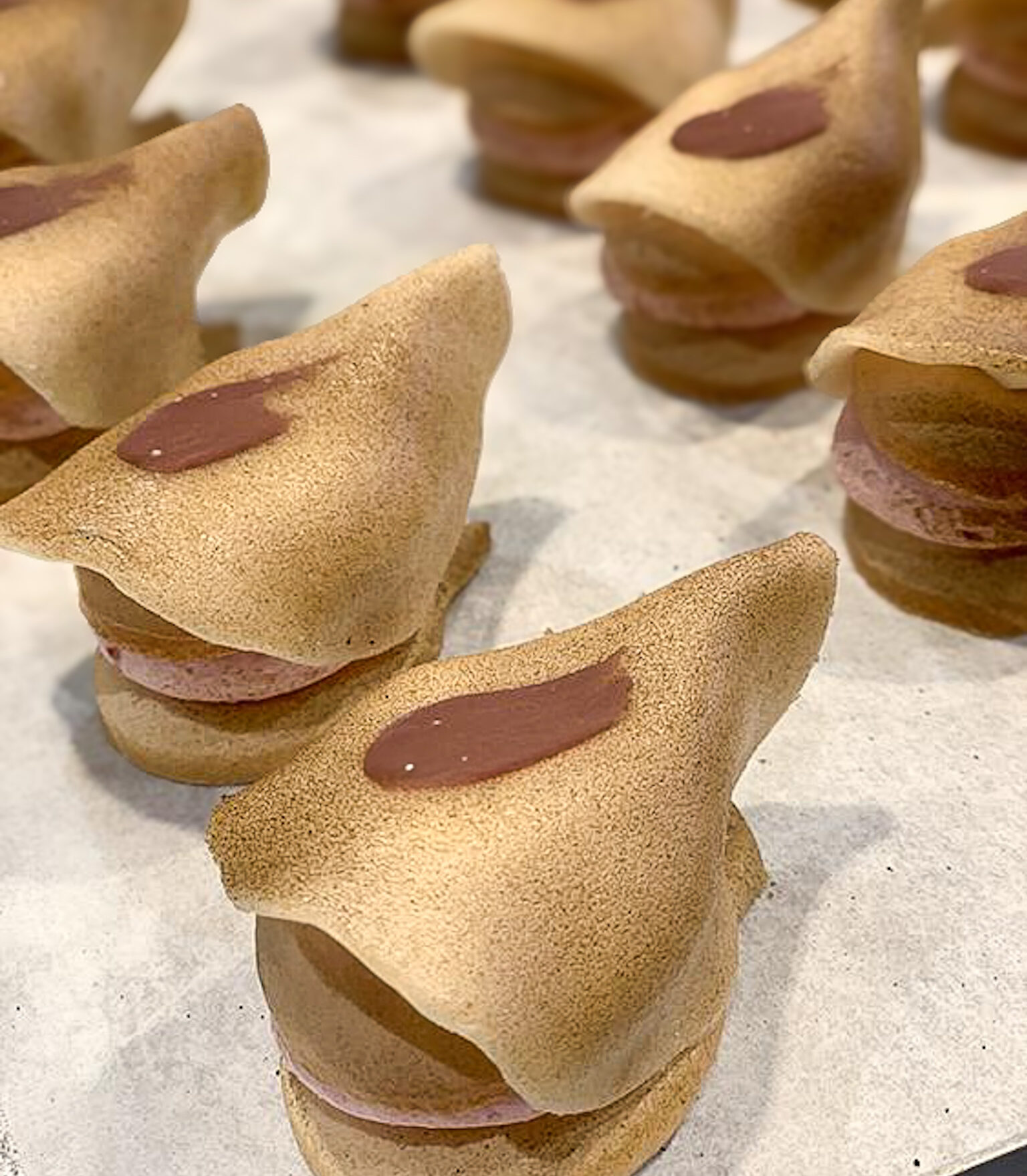 Famous Heemskerk Donkey Ear dessert at Wim Koelman Bakery Heemskerk