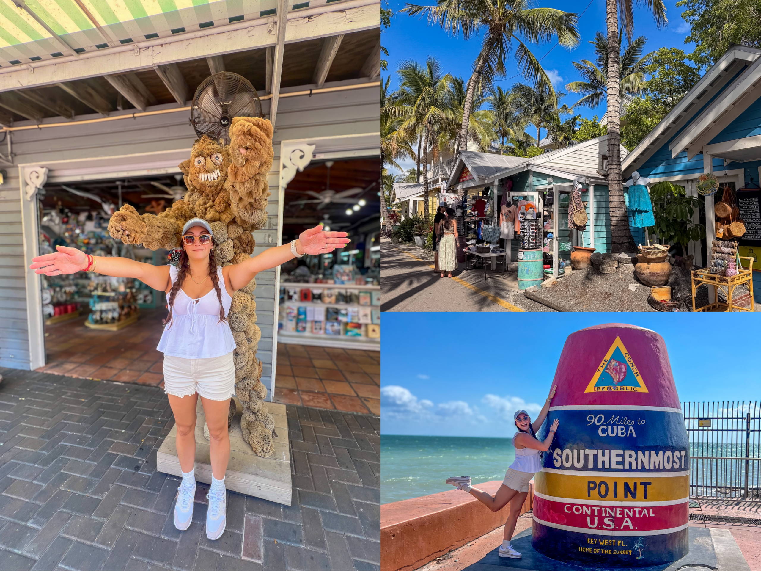 Key West FAQs guide with colorful Old Town houses and palm trees