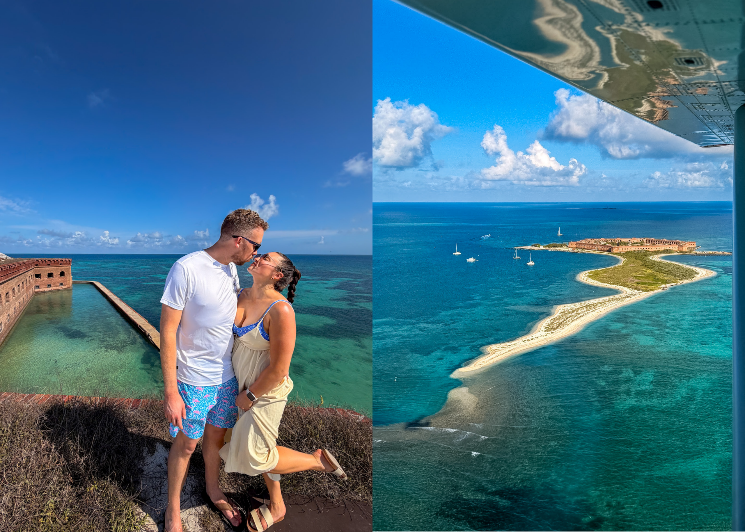 Dry Tortugas National Park water views on a Key West 3 day itinerary