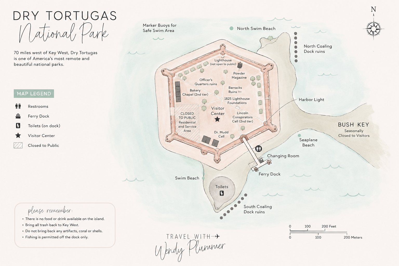 How to visit Dry Tortugas National Park for a remote national park day trip from Key West