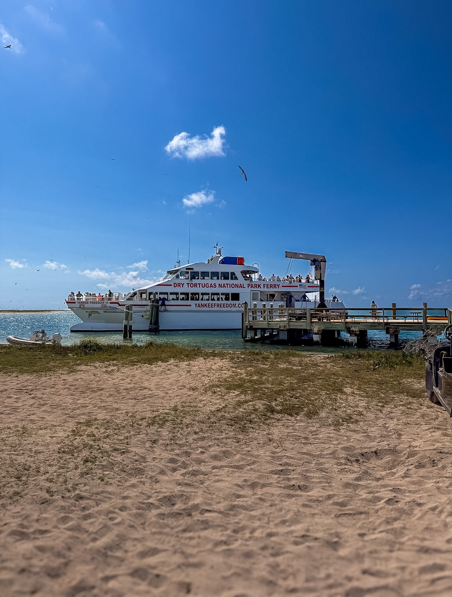 How to visit Dry Tortugas National Park with views of Fort Jefferson from the water