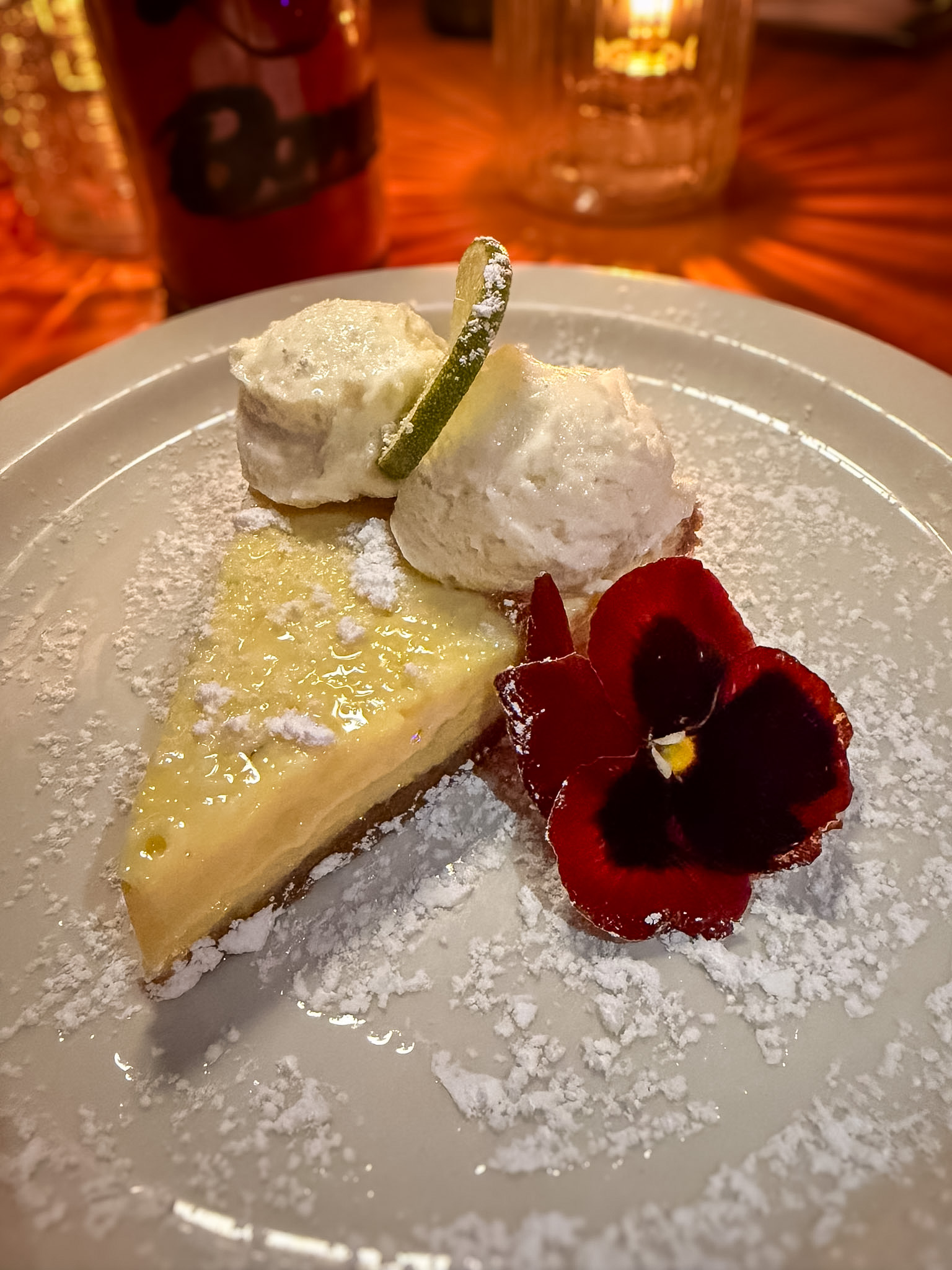 Best key lime pie in Key West from Red Shoe Island Bistro