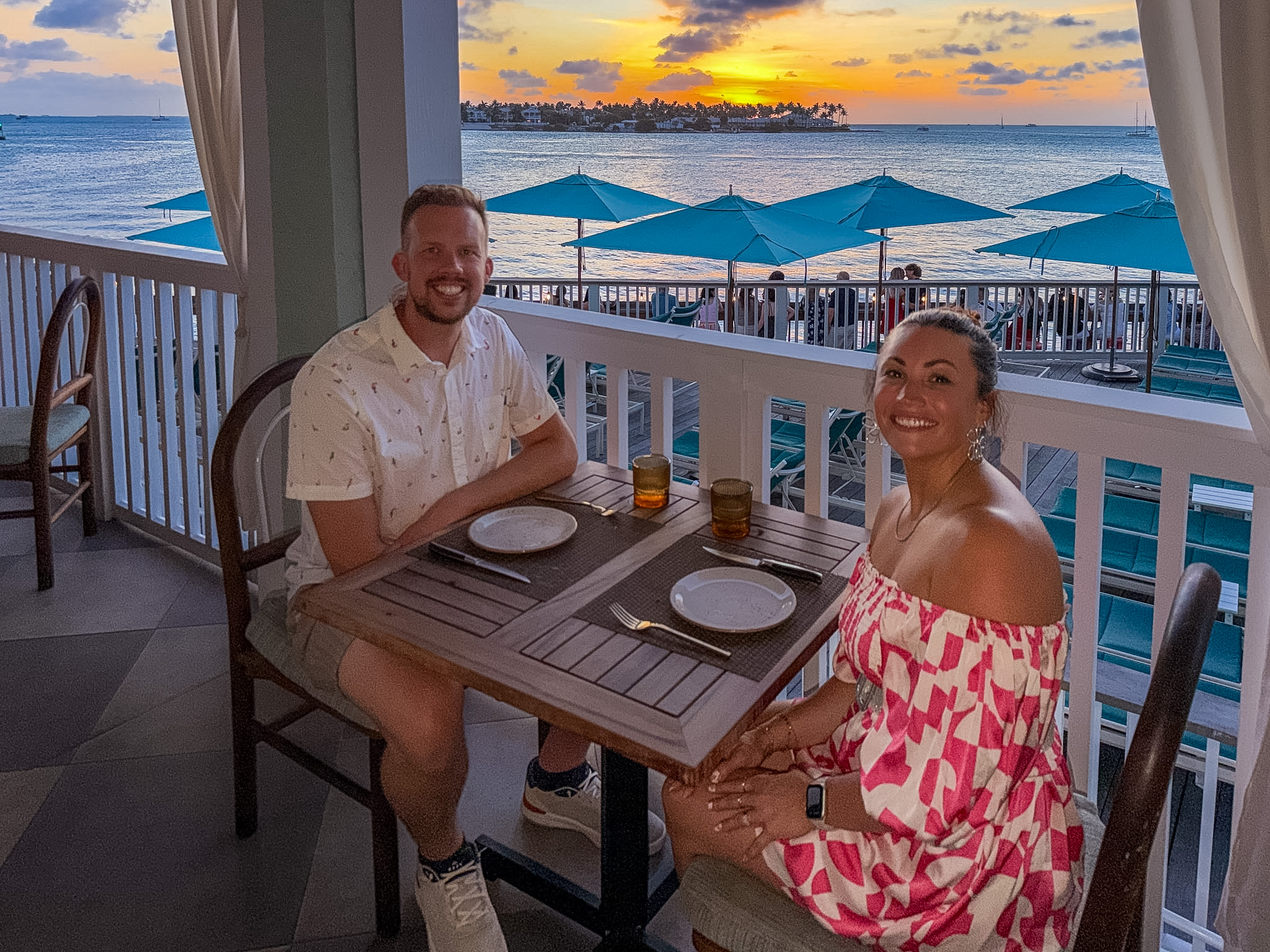 Hot Tin Roof Key West outdoor dining area at Ocean Key Resort
