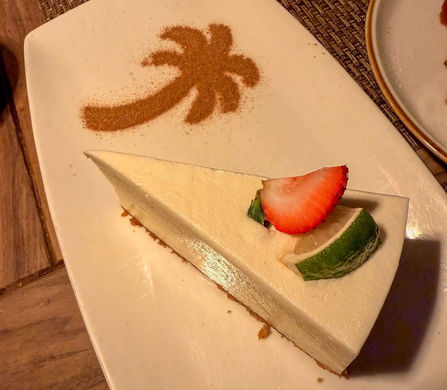Key lime pie served at Hot Tin Roof Key West