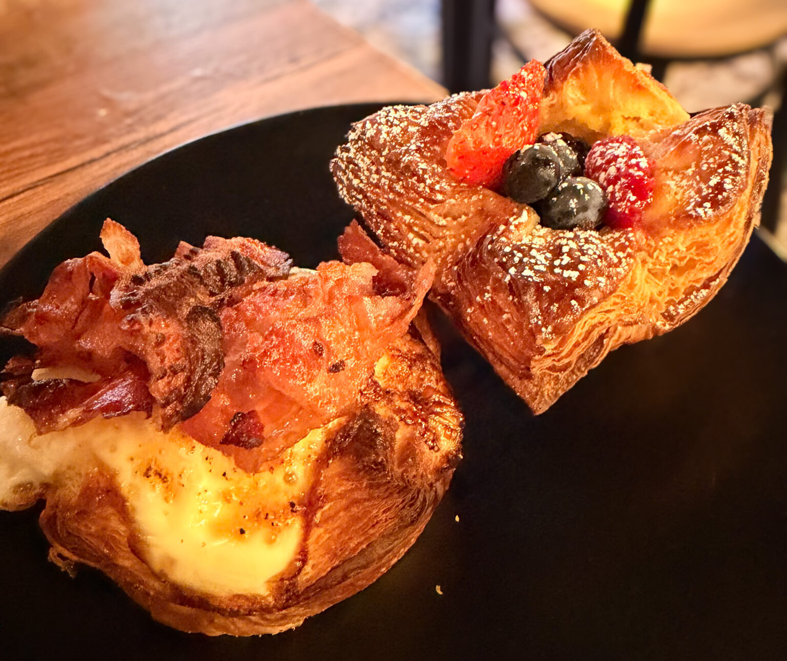 Best breakfast in Key West French bakery with almond croissants and fresh pastries