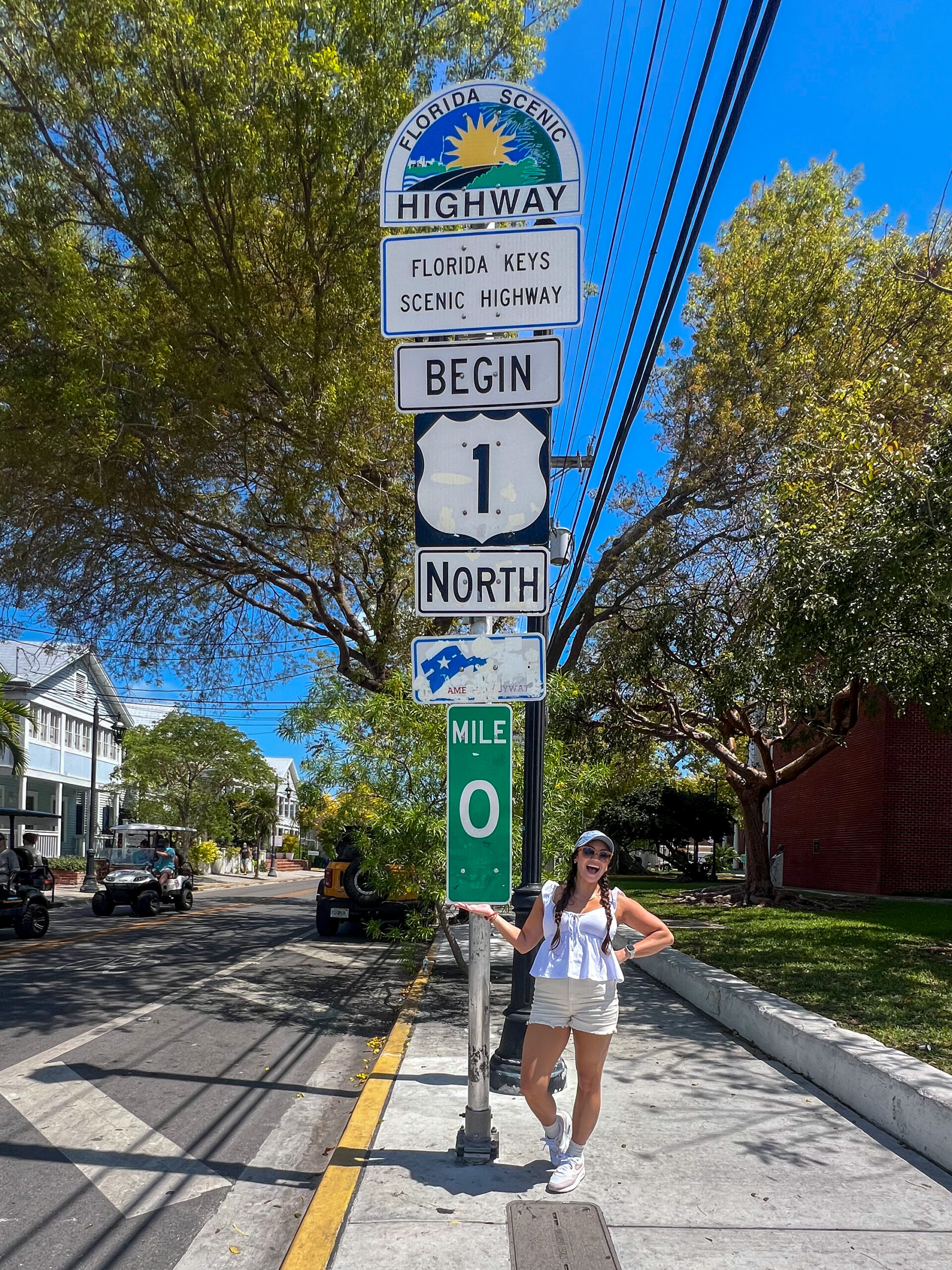 Mile Marker 0 on a Key West 3 day itinerary for first-time visitors