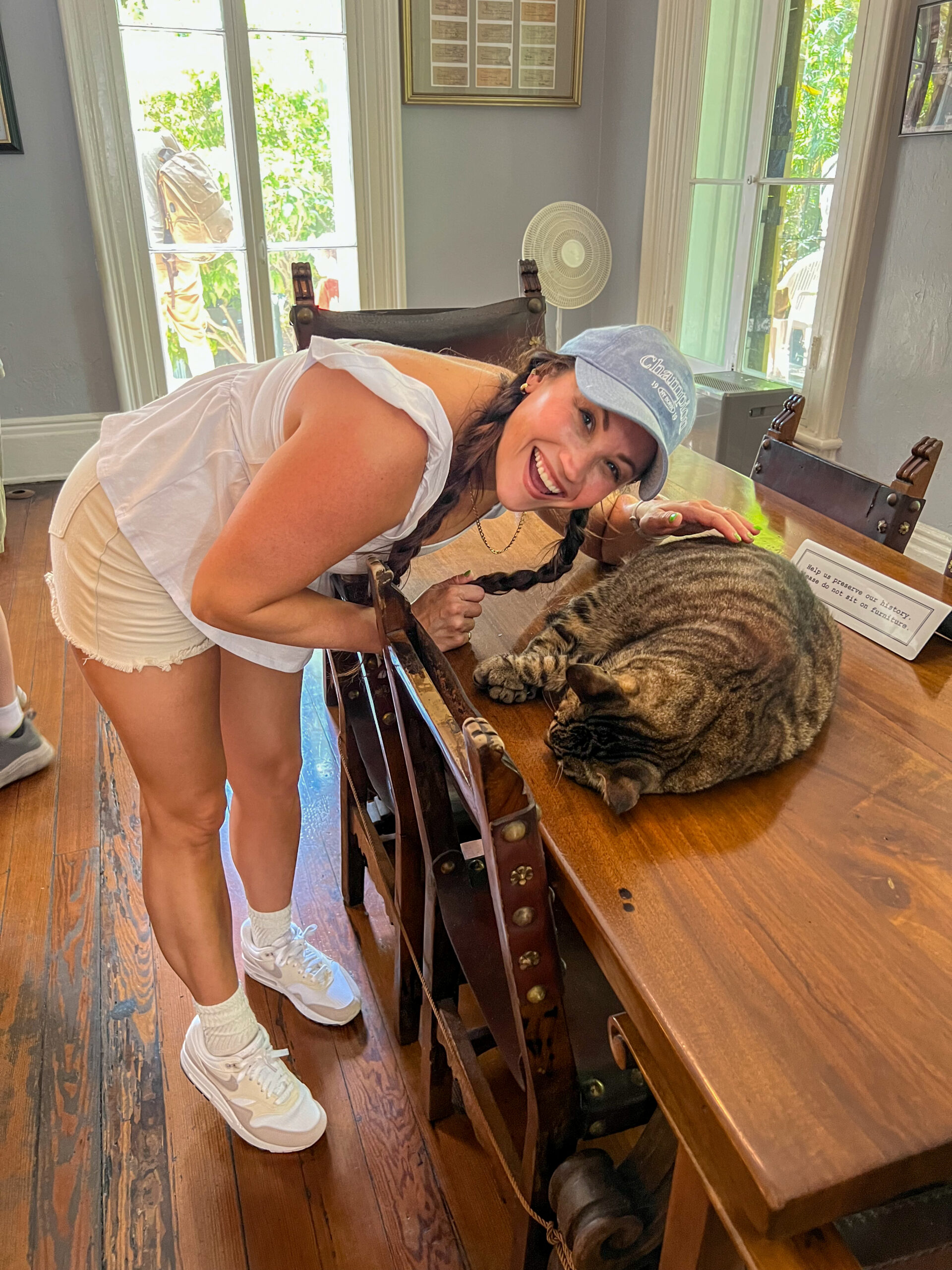 Best things to do in Key West at the Hemingway House with tropical landscaping